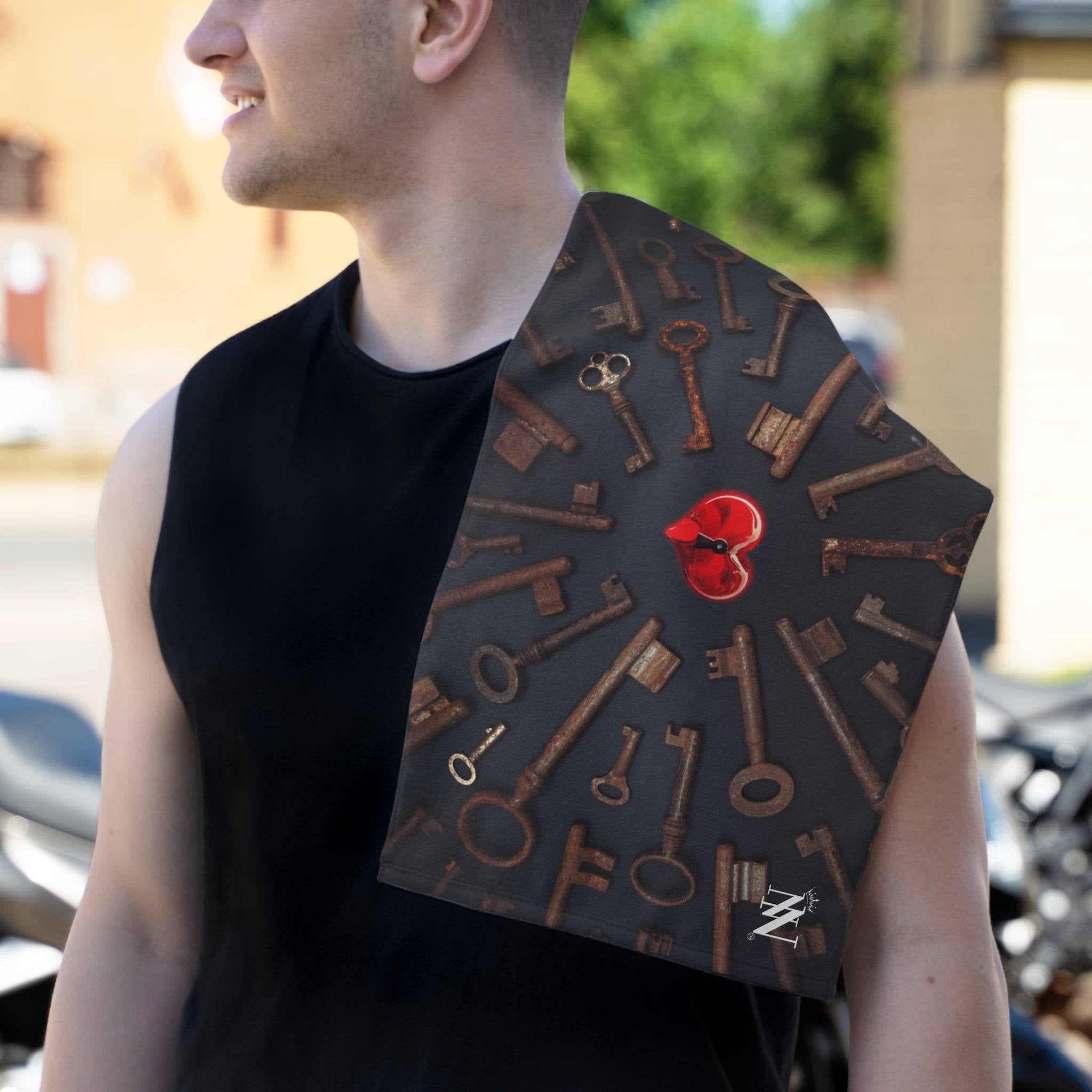 Keys to My Heart | Mix & Match Soft Fun-Flirty Lovers’ Towels