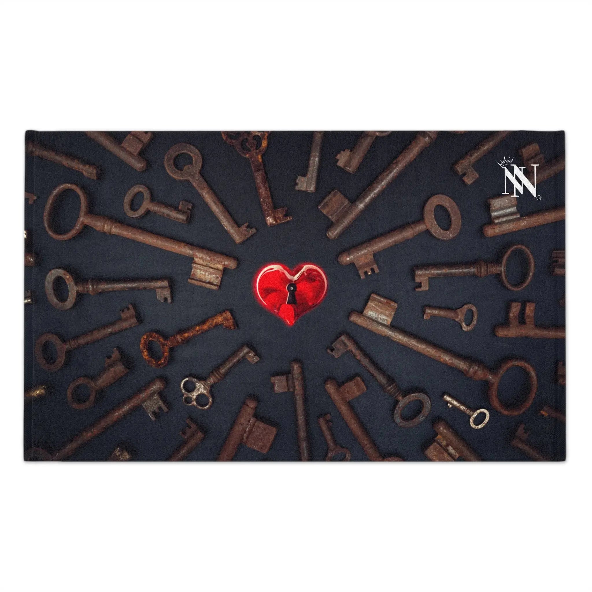 Keys to My Heart | Mix & Match Soft Fun-Flirty Lovers’ Towels