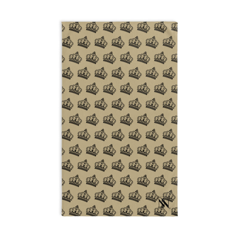 King Crown Patterned Gold | Mix & Match Soft Fun-Flirty Lovers’ Towels