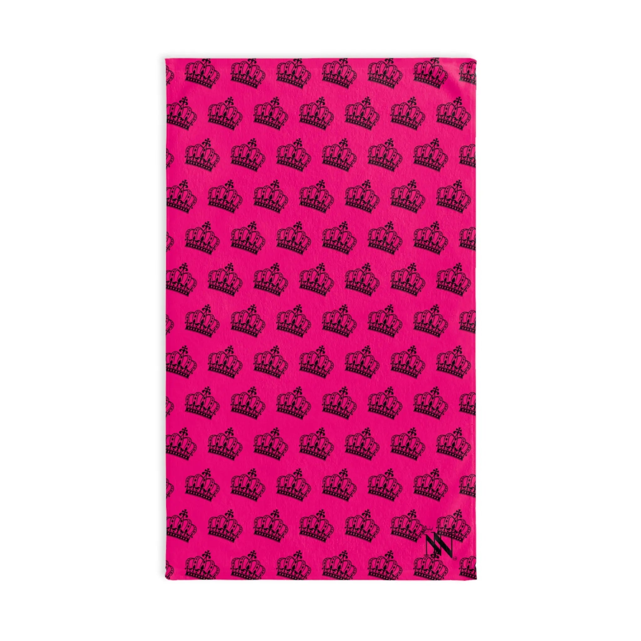 King Crown Patterned Signature Pink | Mix & Match Soft Fun-Flirty Lovers’ Towels
