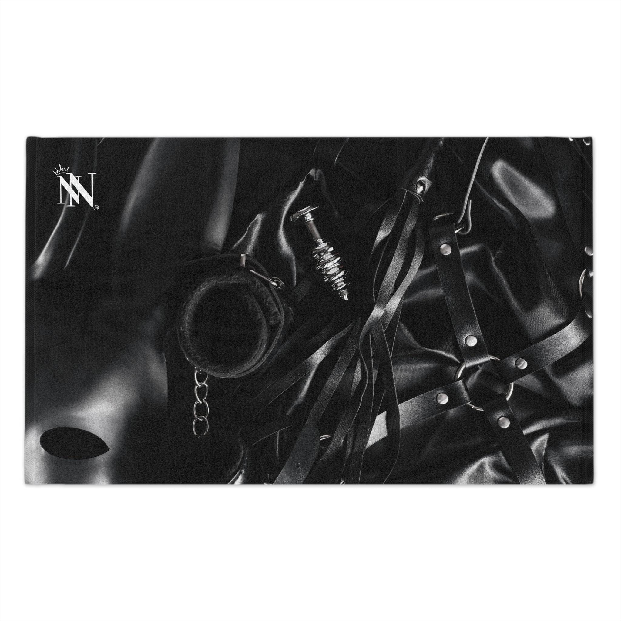 Kinky Bondage BSDM Black | Mix & Match Soft Fun-Flirty Lovers’ Towels