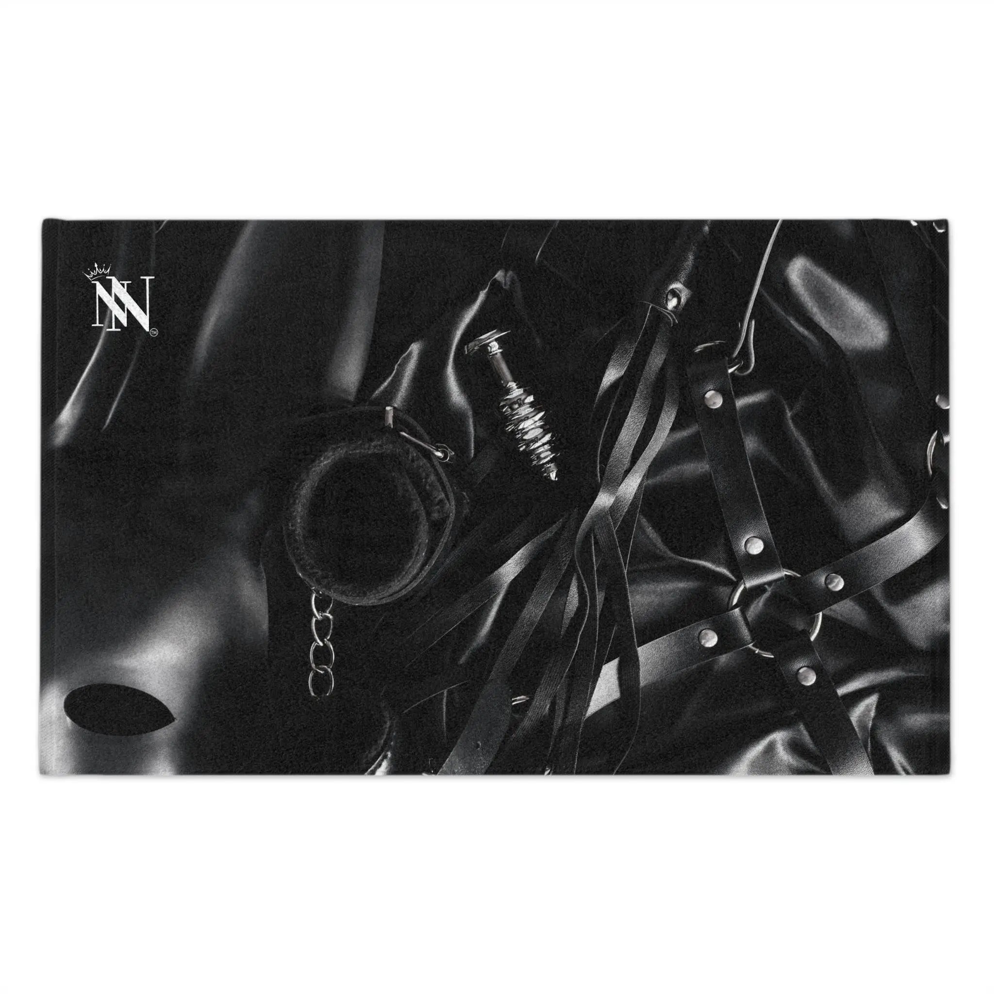 Kinky Bondage BSDM Black | Mix & Match Soft Fun-Flirty Lovers’ Towels