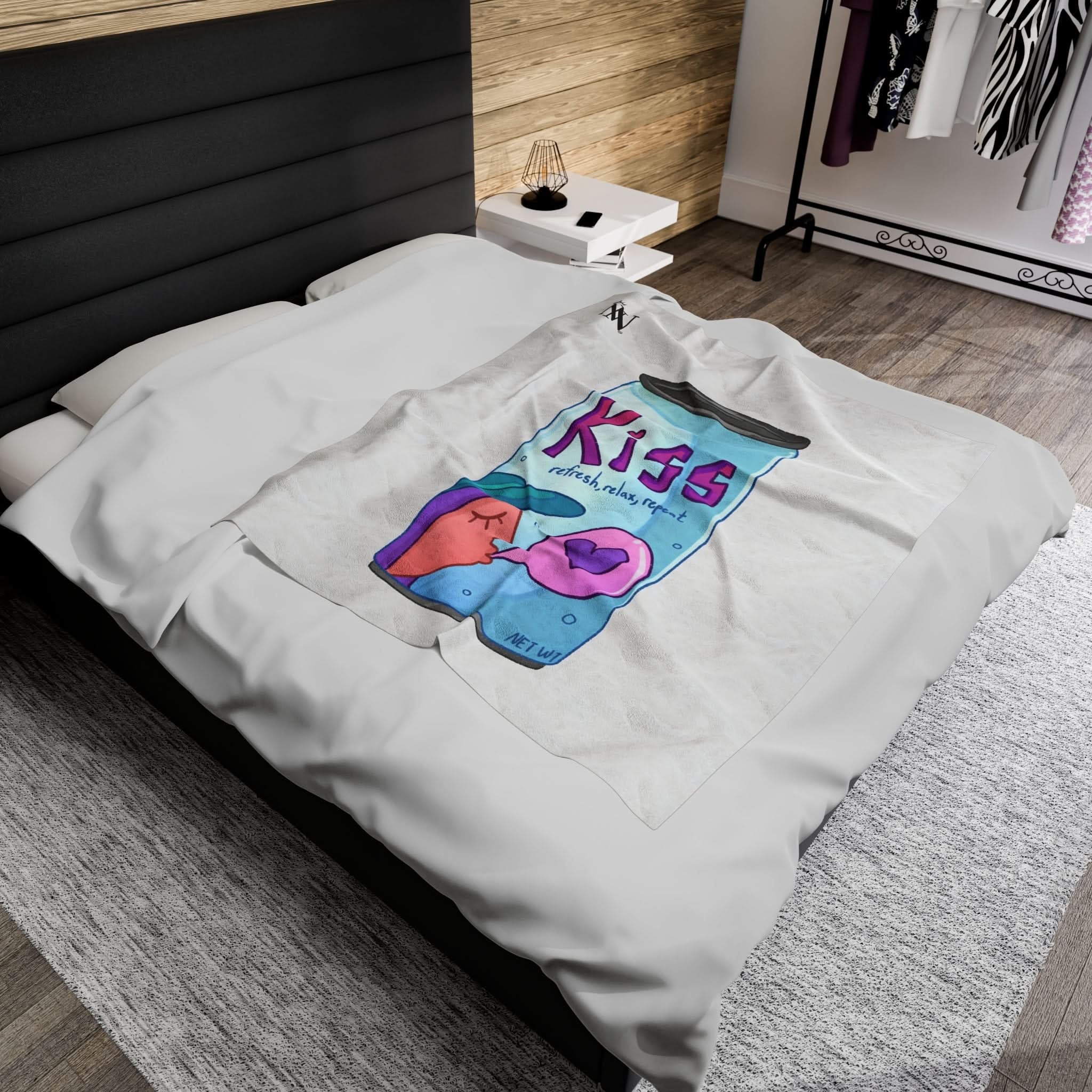 Kiss In A Can | Mix & Match Fun-Flirty Lovers’ Blankets