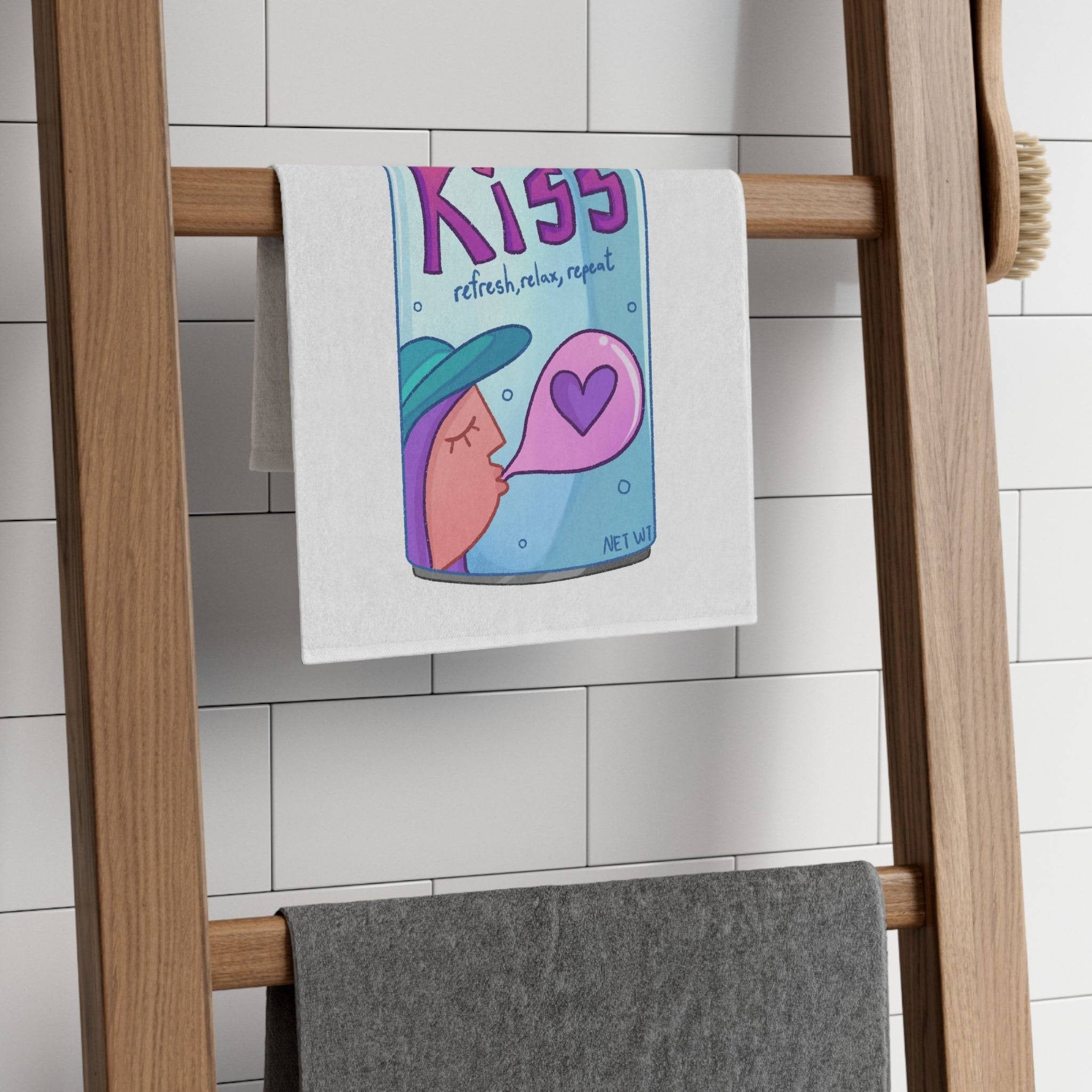 Kiss in a Can | Mix & Match Soft Fun-Flirty Lovers’ Towels