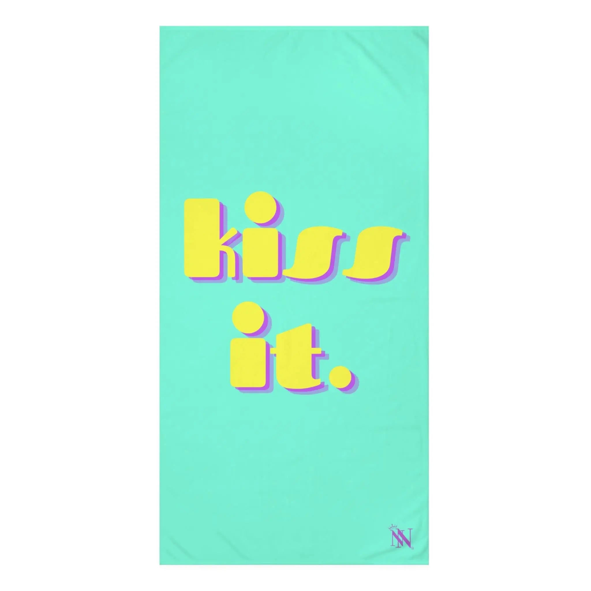 kiss it. | Mix & Match Naughty XL Fun-Flirty Lovers’ Towels