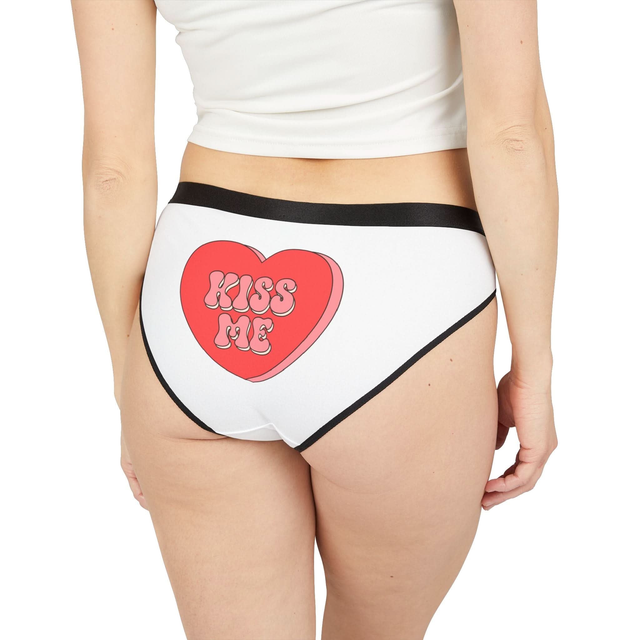 Kiss Me Candy Heart | Mix & Match Women’s Fun-Flirty Lovers’ Panties