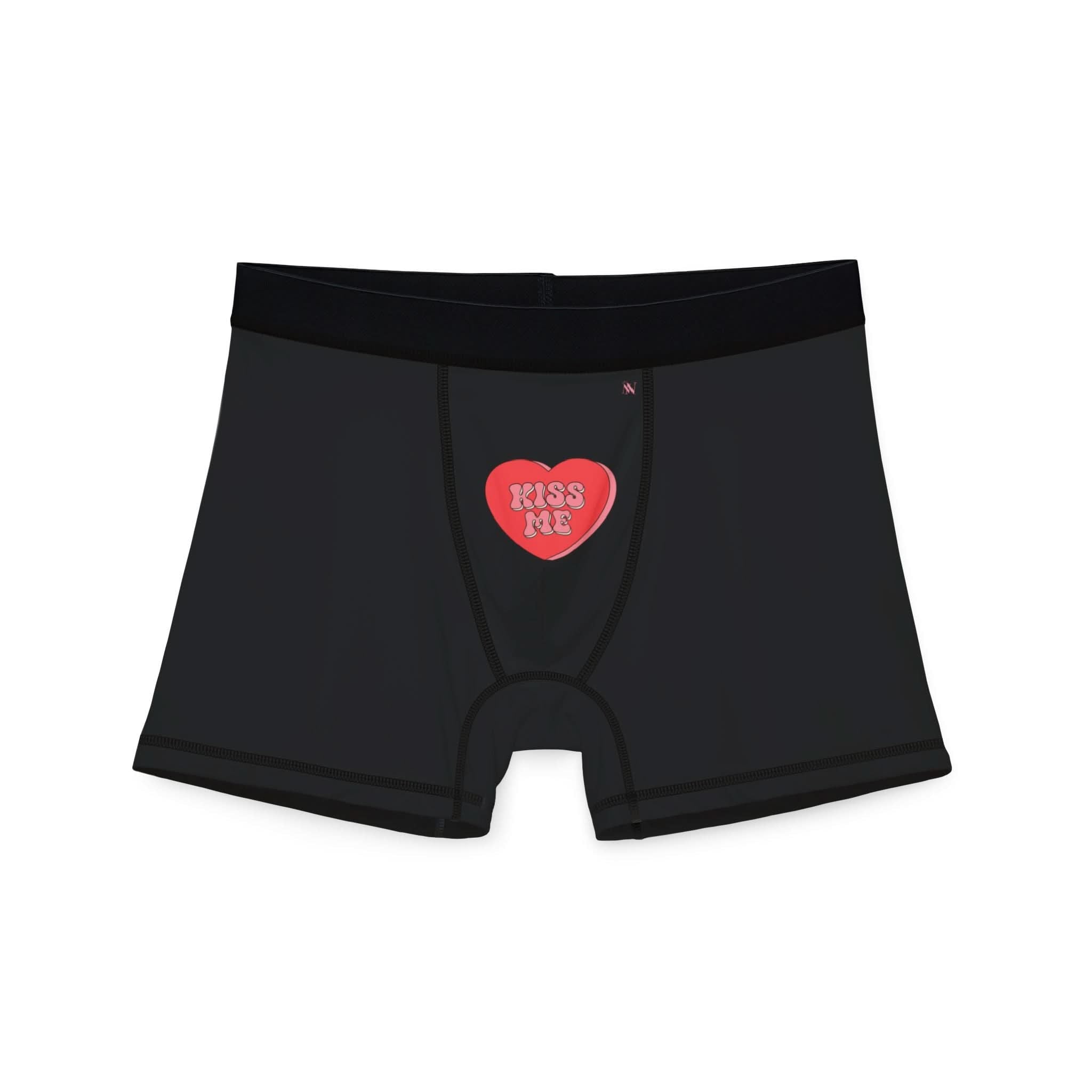 Kiss Me Candy Hearts | Mix & Match Fun-Flirty Lovers’ Boxer Briefs