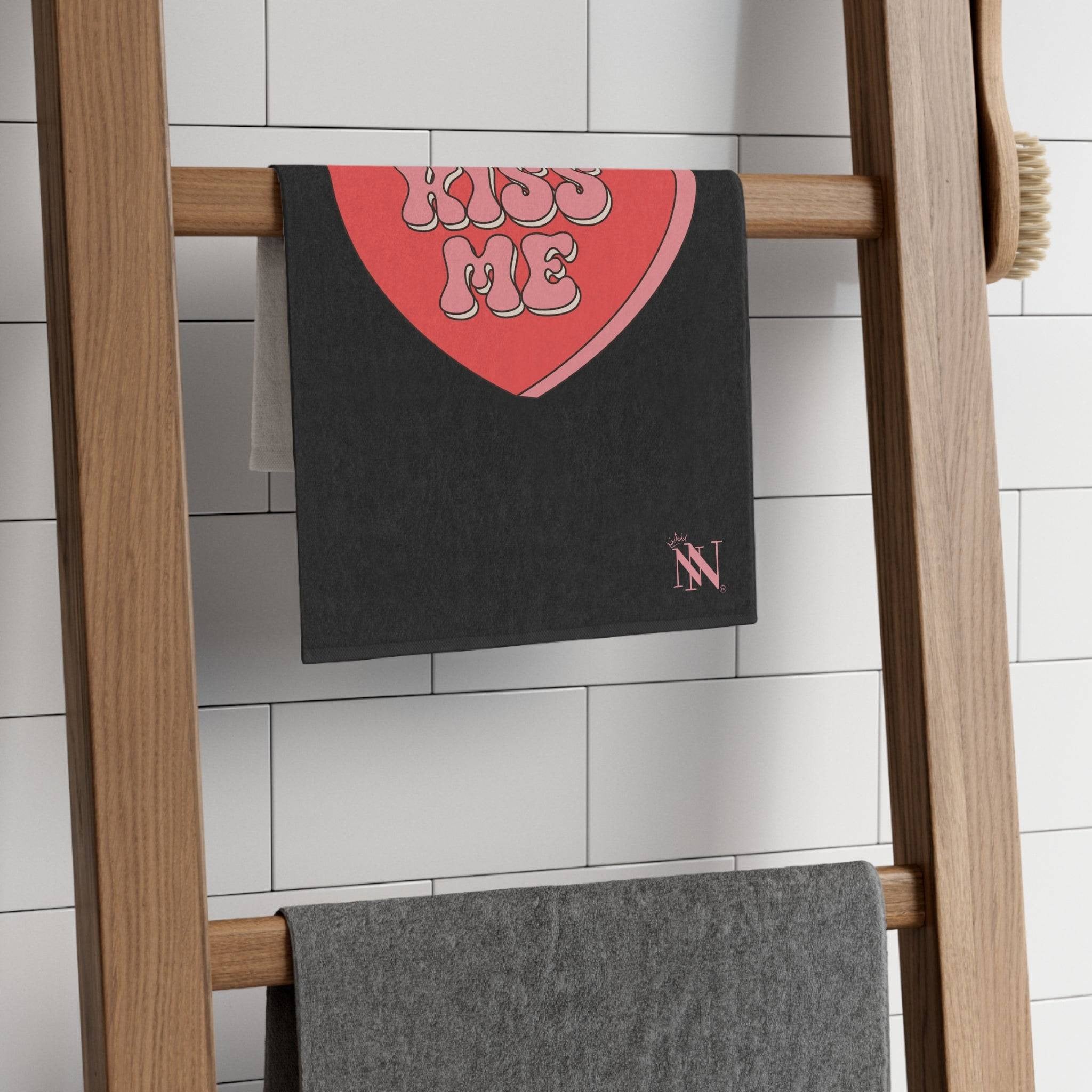 Kiss Me Candy Hearts | Mix & Match Soft Fun-Flirty Lovers’ Towels