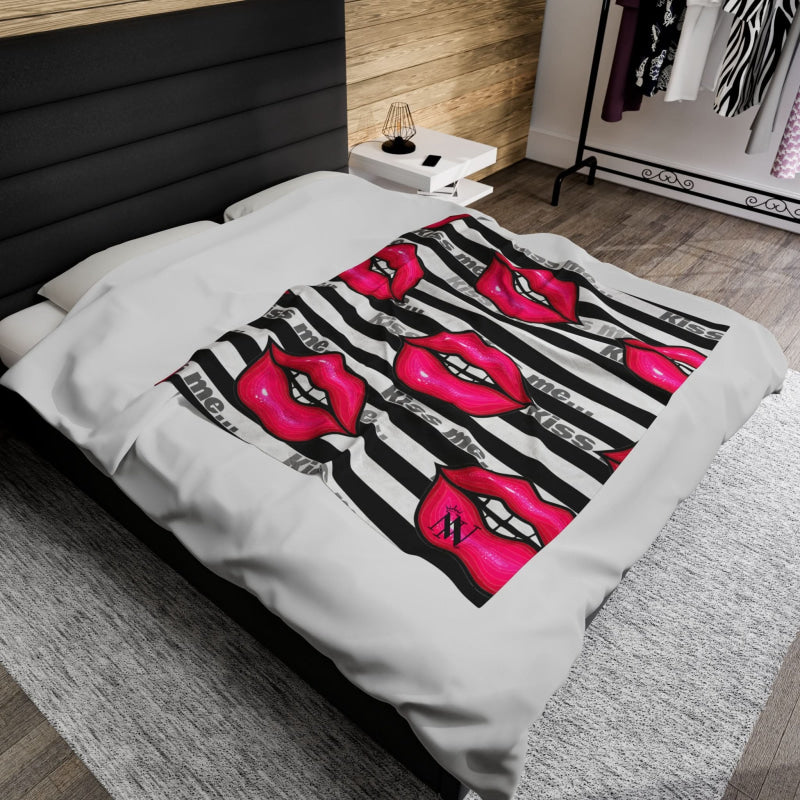 Kiss Me | Mix & Match Fun-Flirty Lovers’ Blankets