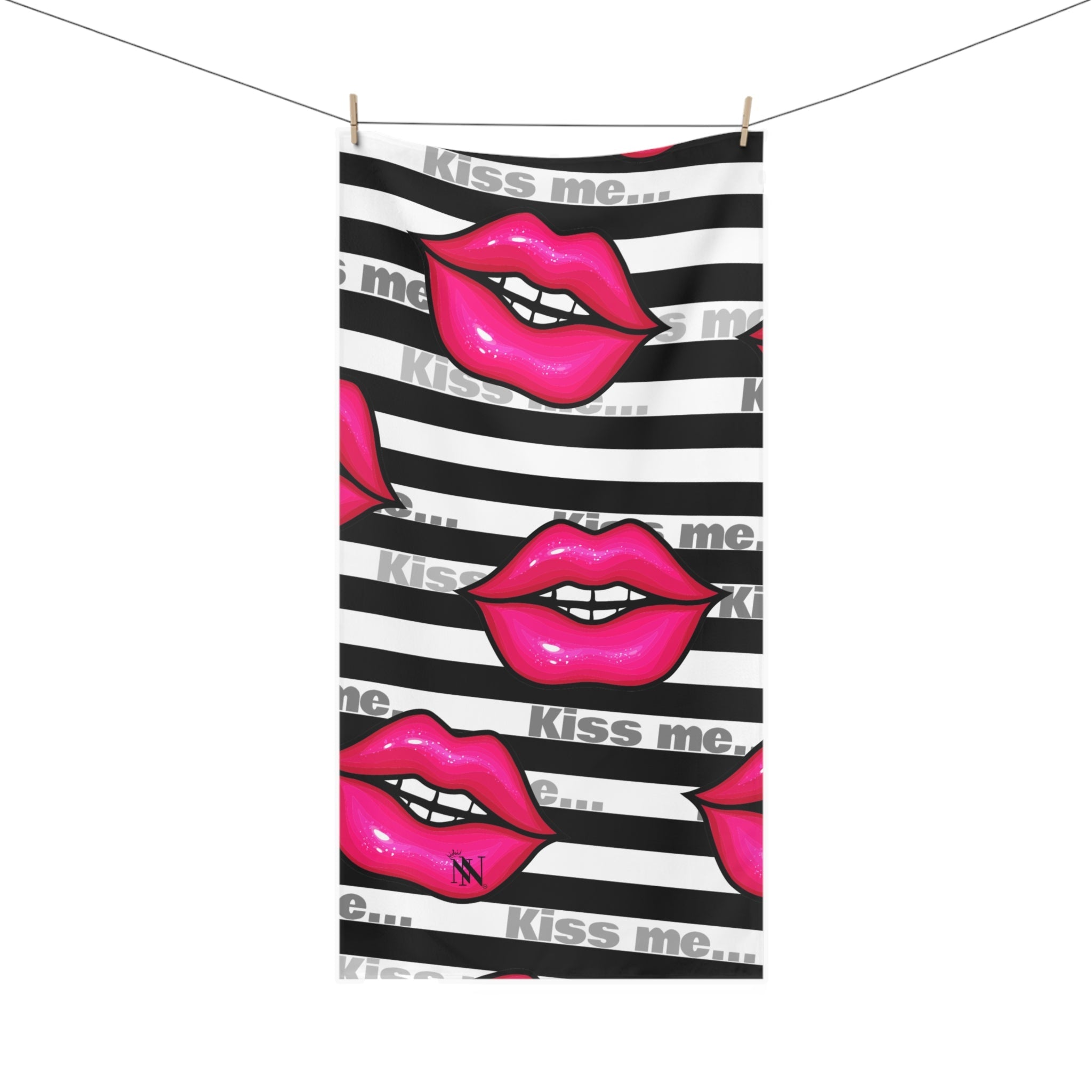 Kiss Me | Mix & Match Naughty XL Fun-Flirty Lovers’ Towels