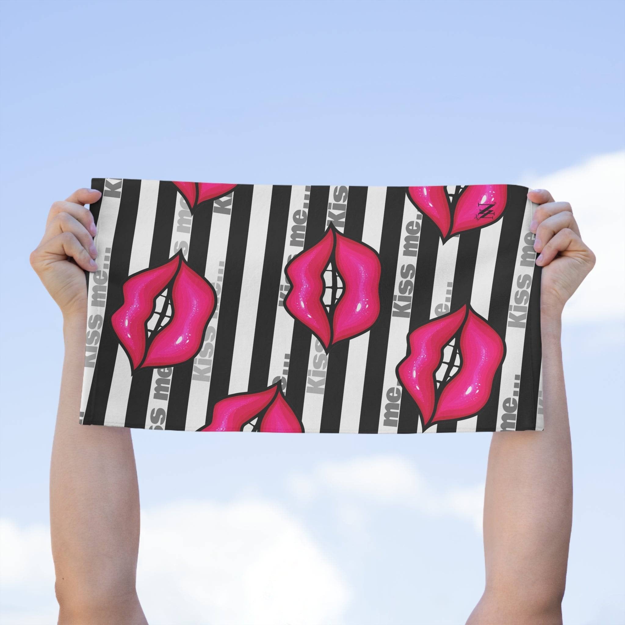 Kiss Me | Mix & Match Soft Fun-Flirty Lovers’ Towels