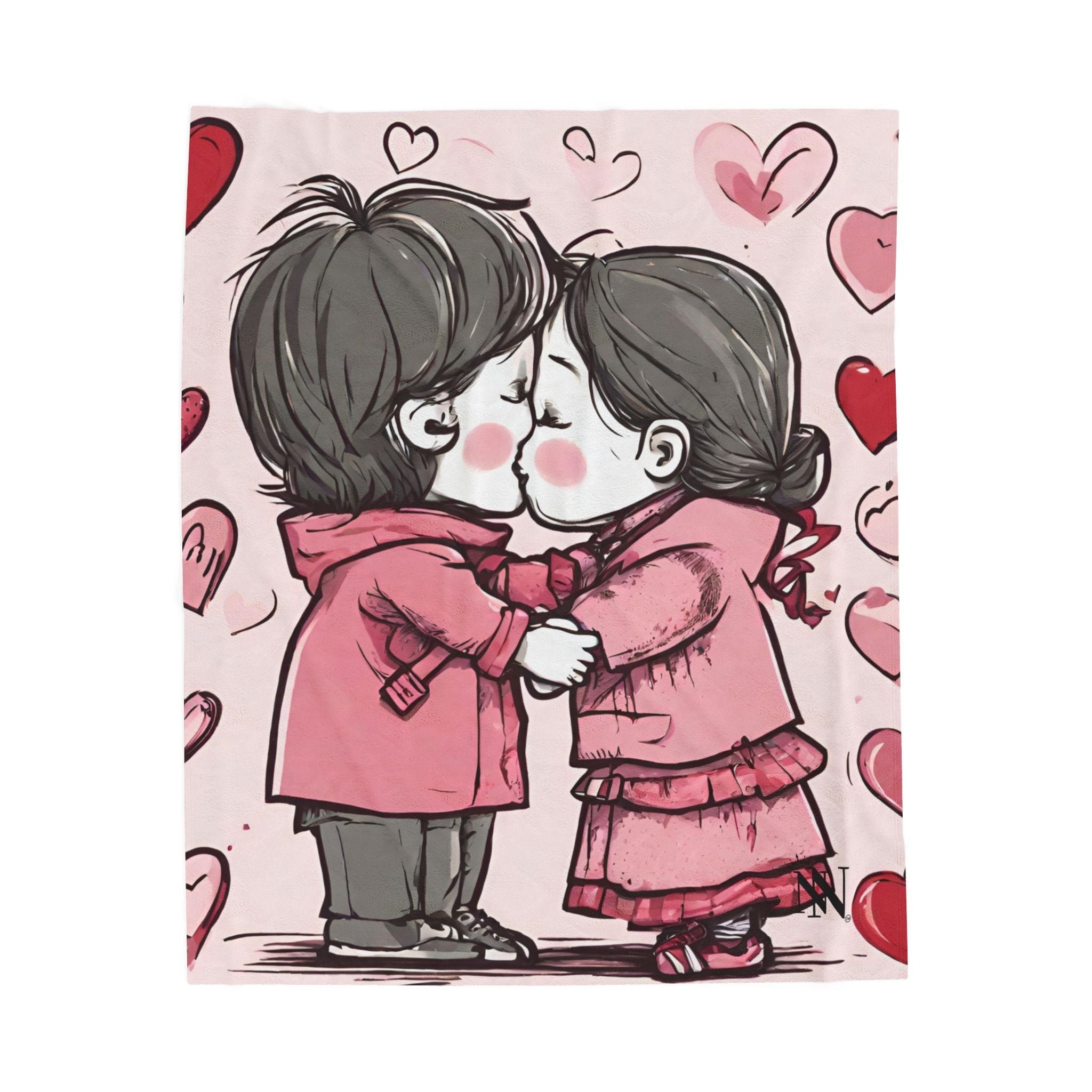 Kiss Me | Mix & Match Velveteen Fun-Flirty Lovers’ Blankets