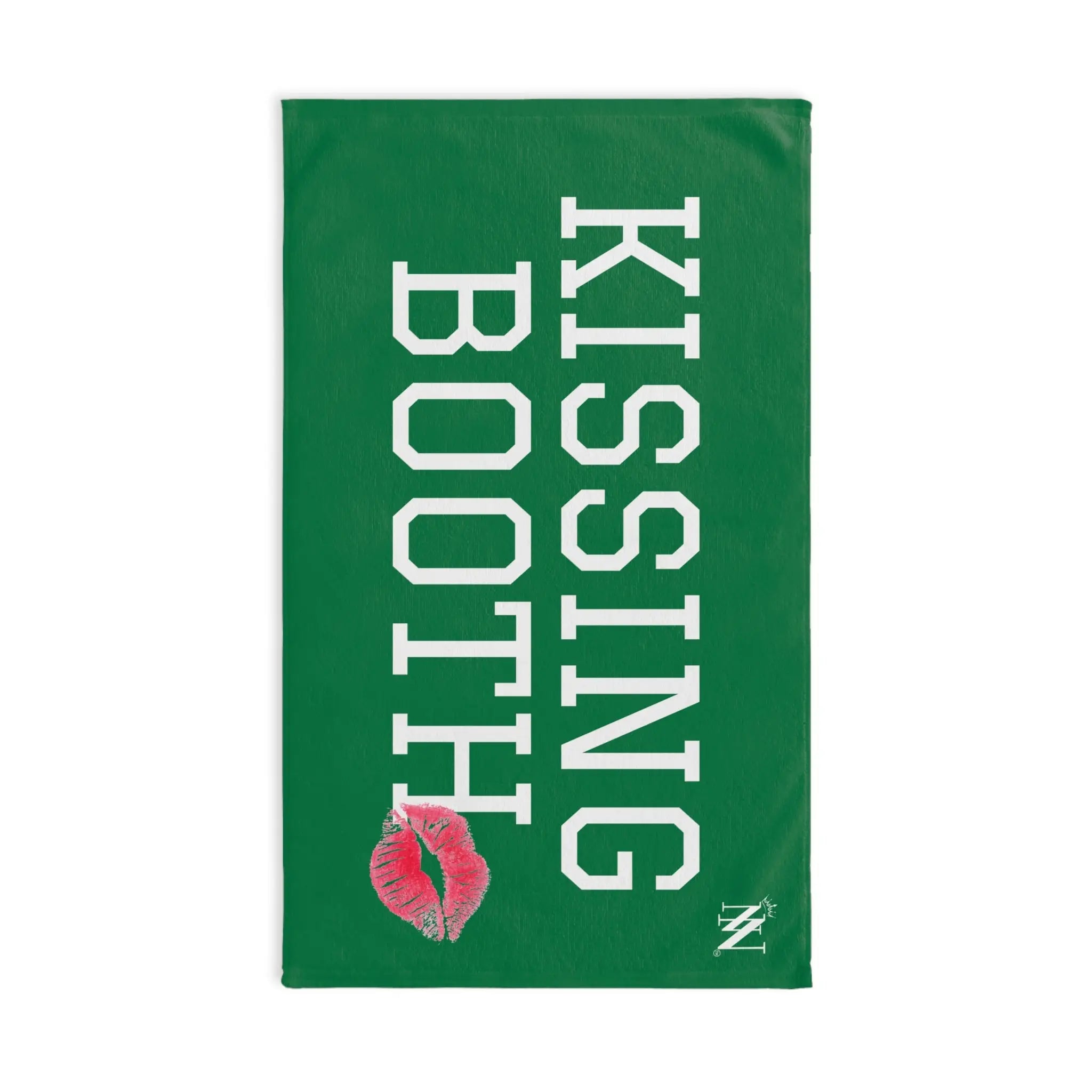 Kissing Booth Kiss Green | Mix & Match Soft Fun-Flirty Lovers’ Towels