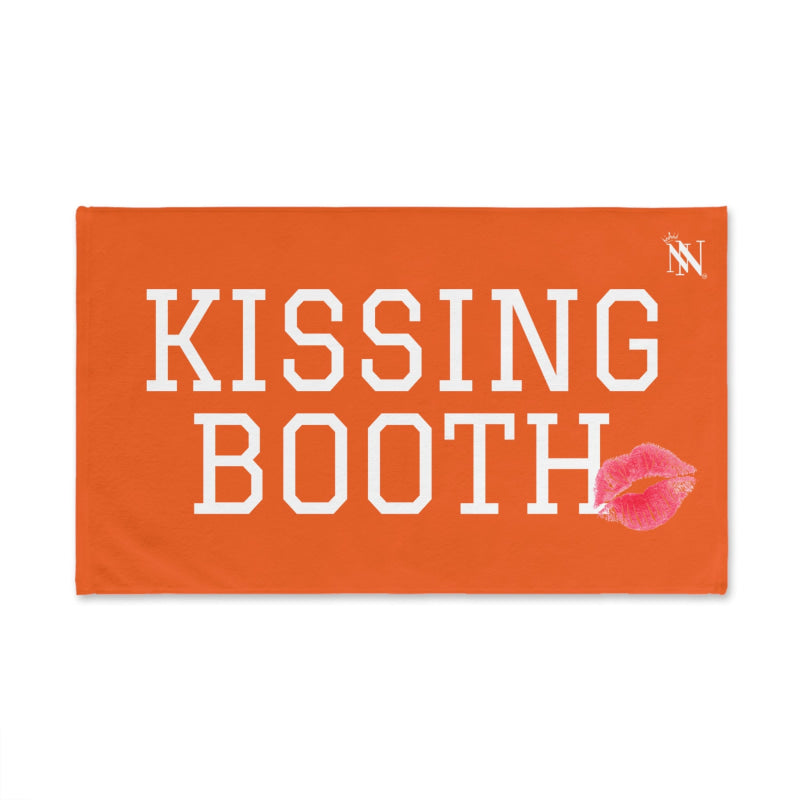 Kissing Booth Kiss Orange | Mix & Match Soft Fun-Flirty Lovers’ Towels