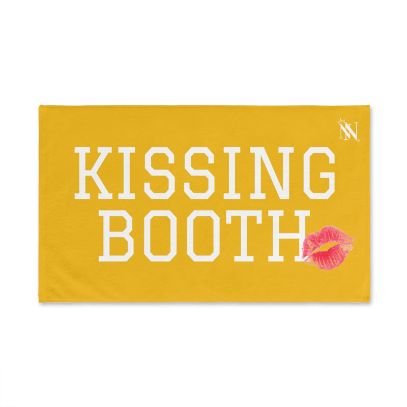 Kissing Booth Kiss Yellow | Mix & Match Soft Fun-Flirty Lovers’ Towels