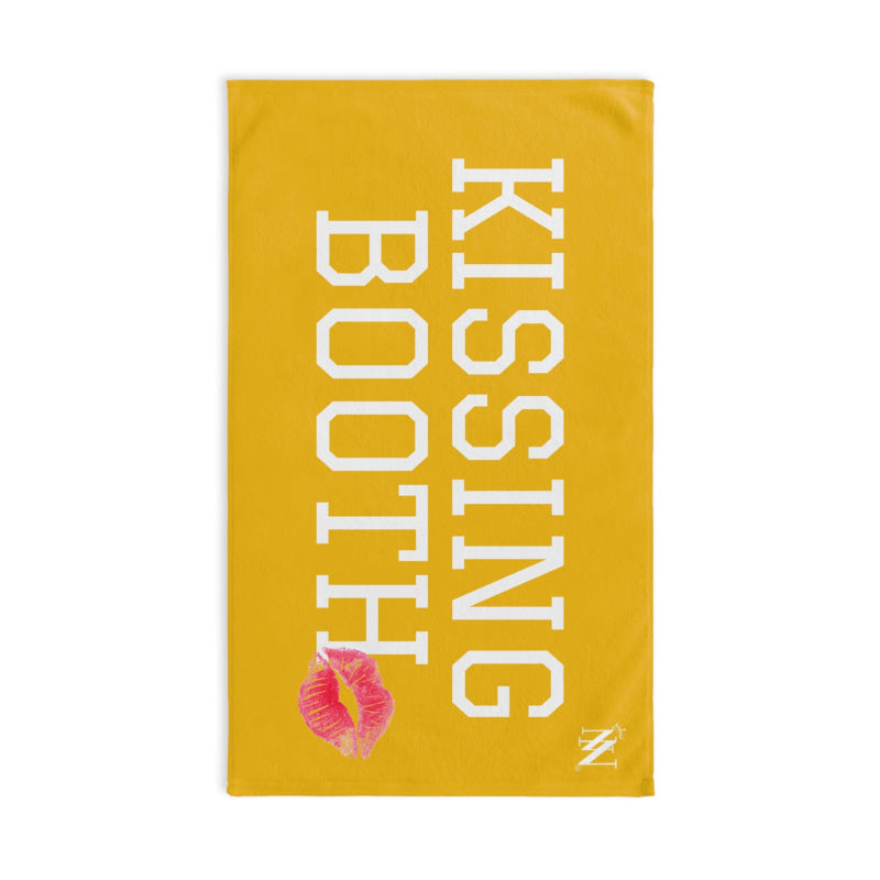 Kissing Booth Kiss Yellow | Mix & Match Soft Fun-Flirty Lovers’ Towels