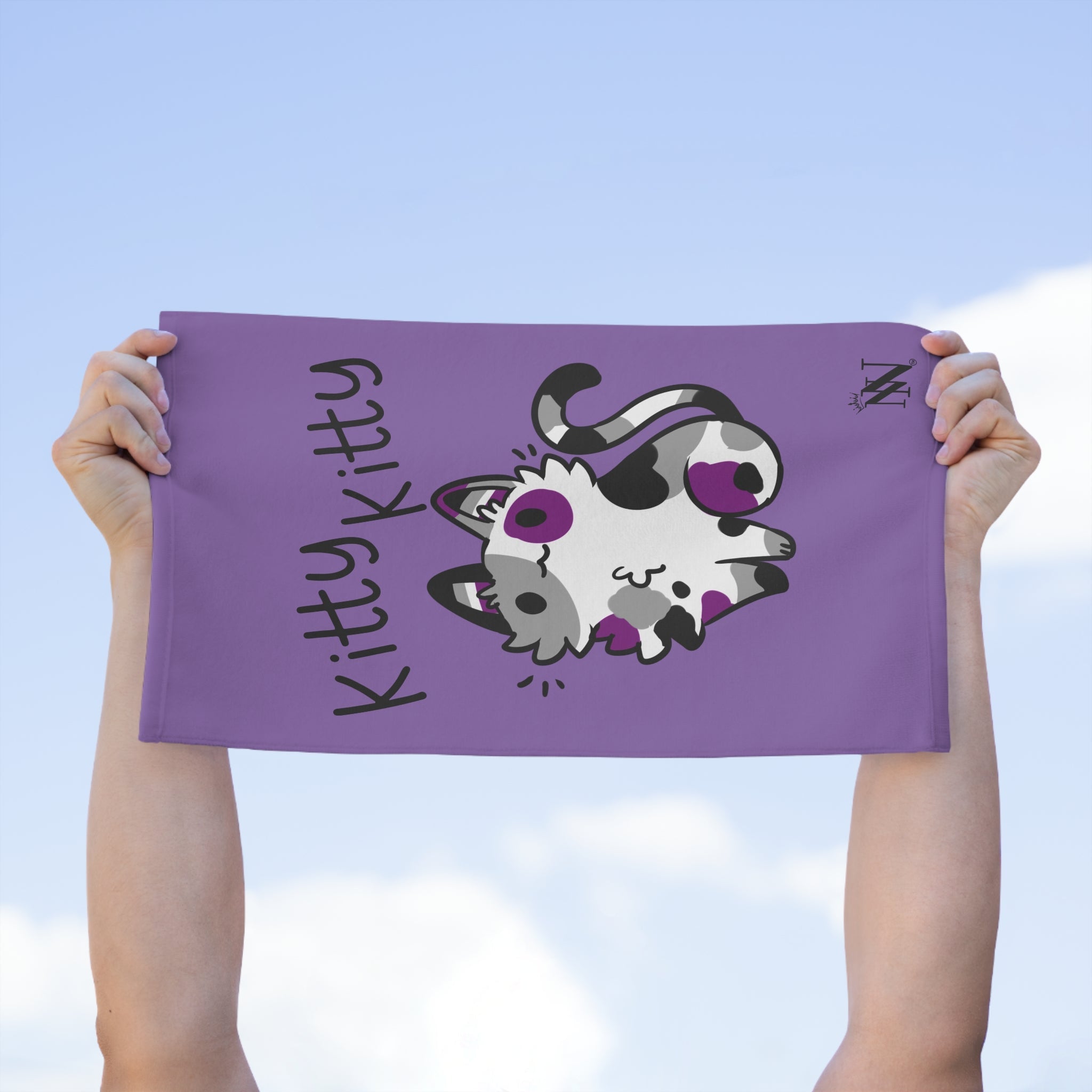 Kitty Kitty Lavendar | Mix & Match Soft Fun-Flirty Lovers’ Towels