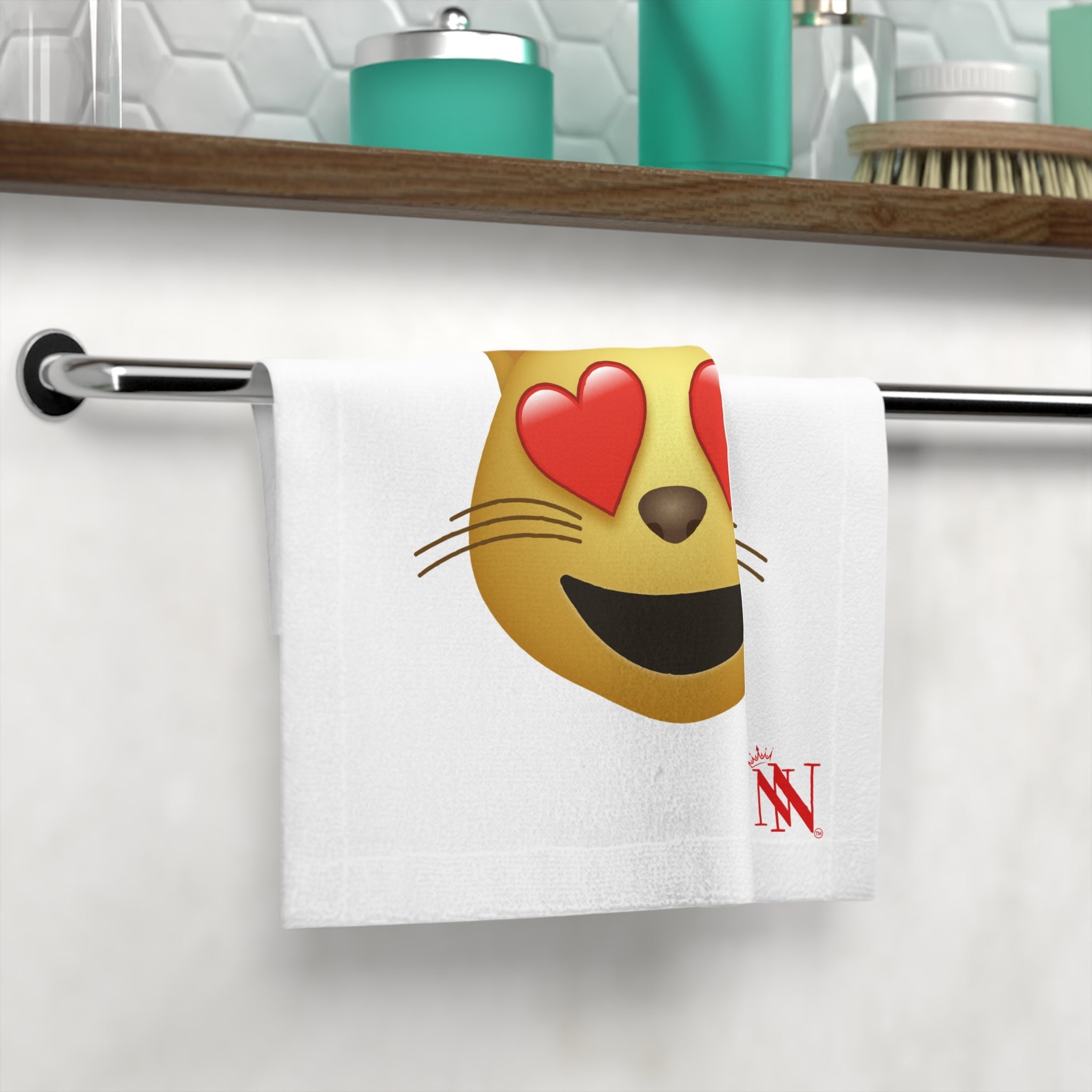Kitty Love Emoji | Mix & Match Lils’ Fun-Flirty Lovers’ Towels
