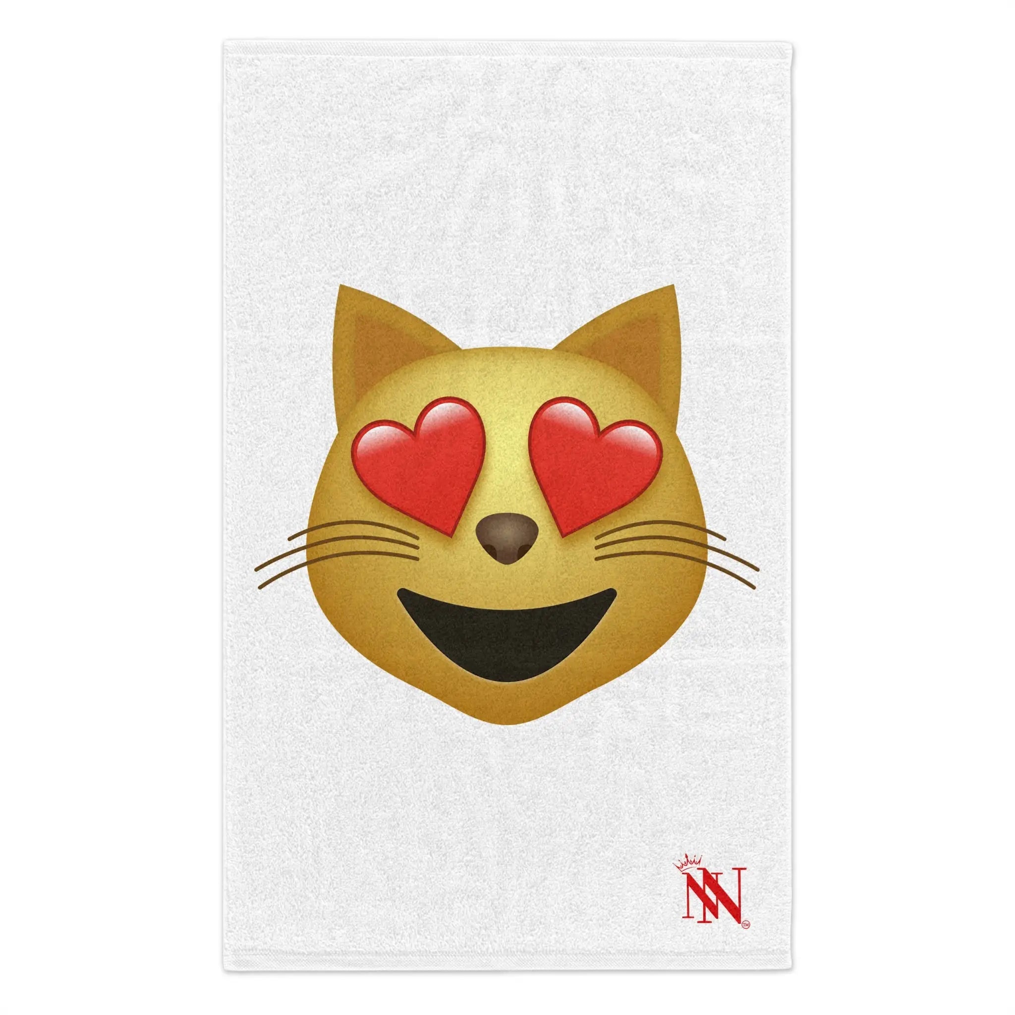 Kitty Love Emoji | Mix & Match Soft Fun-Flirty Lovers’ Towels