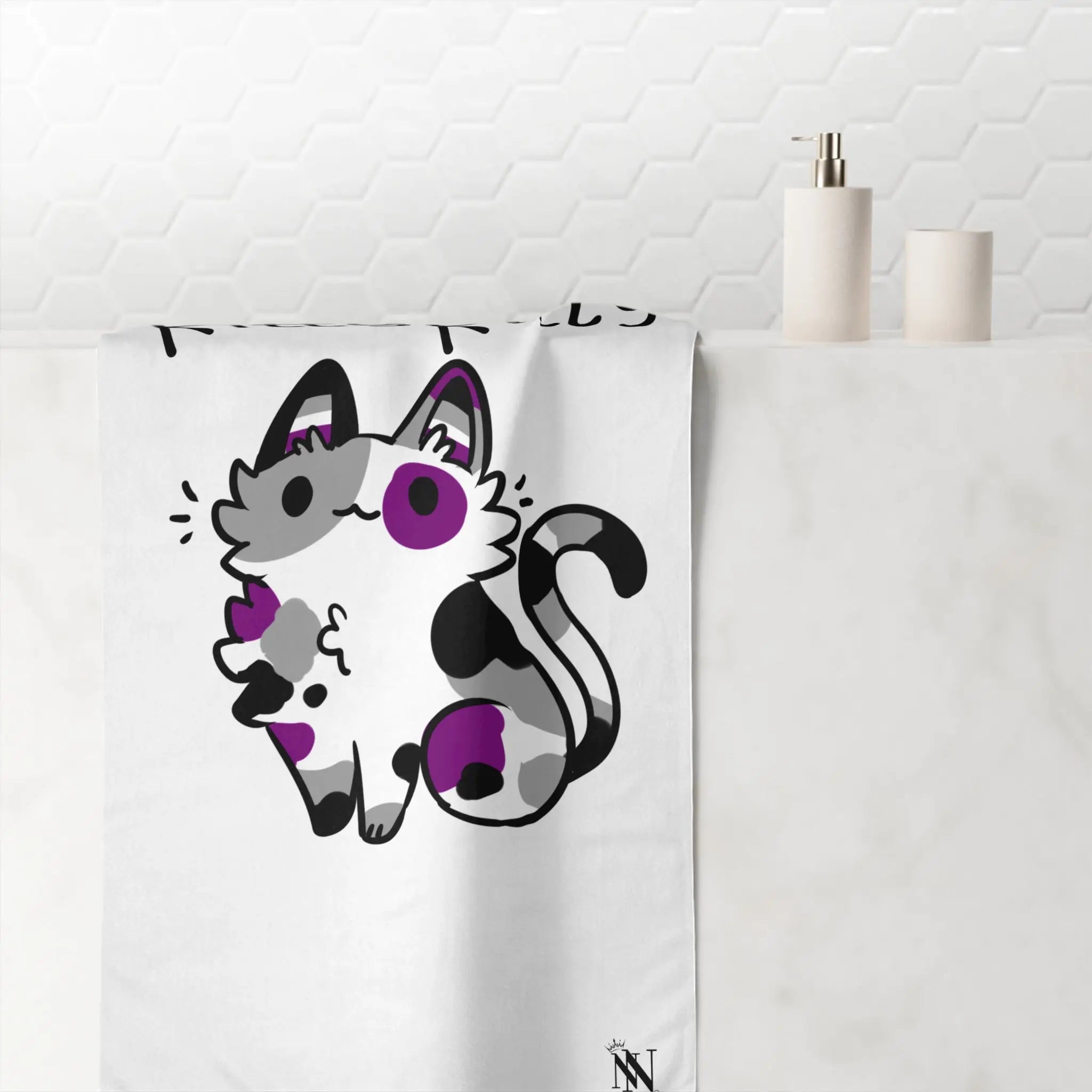 Kitty Kitty | Mix & Match XL Fun-Flirty Lovers’ Towels