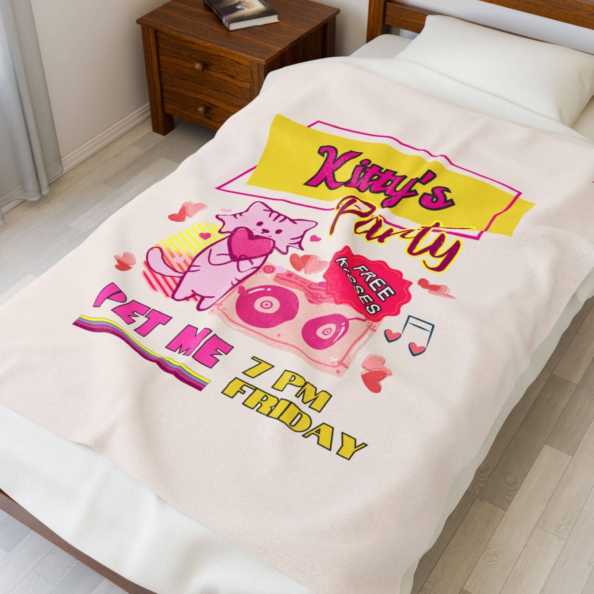 Kitty’s Party | Mix & Match Fun-Flirty Lovers’ Blankets