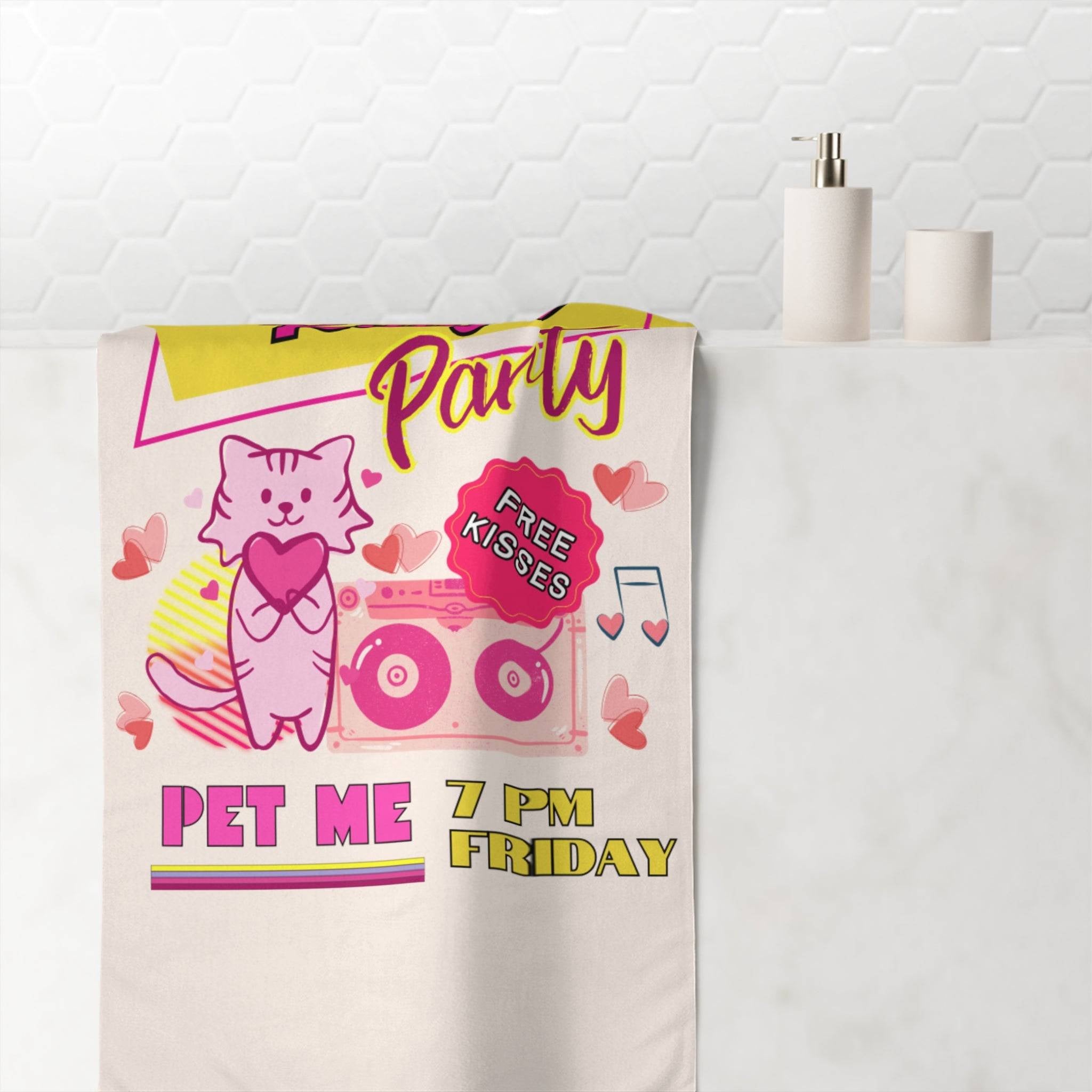 Kitty’s Party | Mix & Match Naughty XL Fun-Flirty Lovers’ Towels