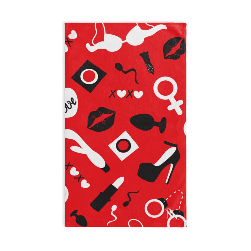 Lady in Red | Mix & Match Original Fun-Flirty Lovers’ Towels