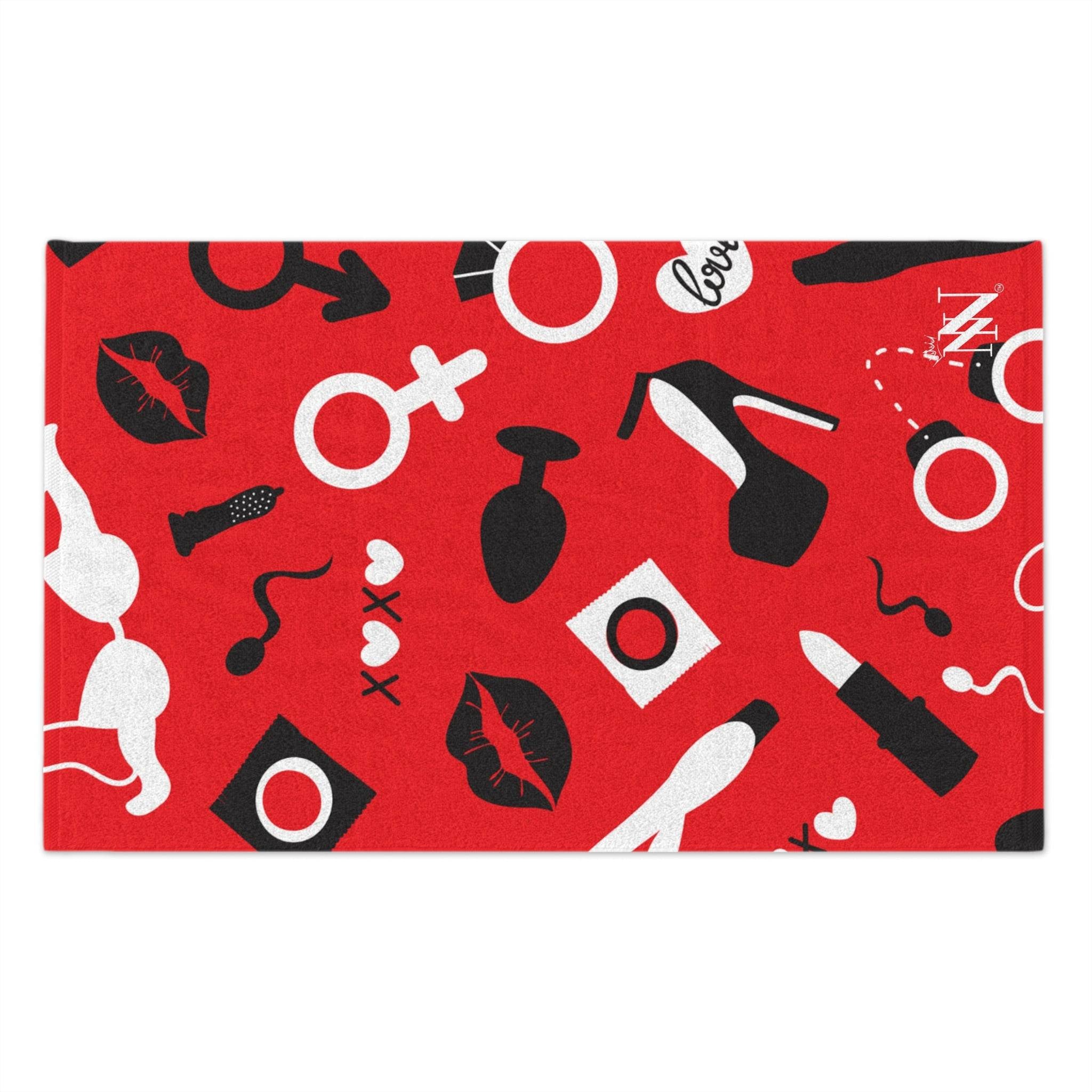 Lady in Red | Mix & Match Soft Fun-Flirty Lovers’ Towels