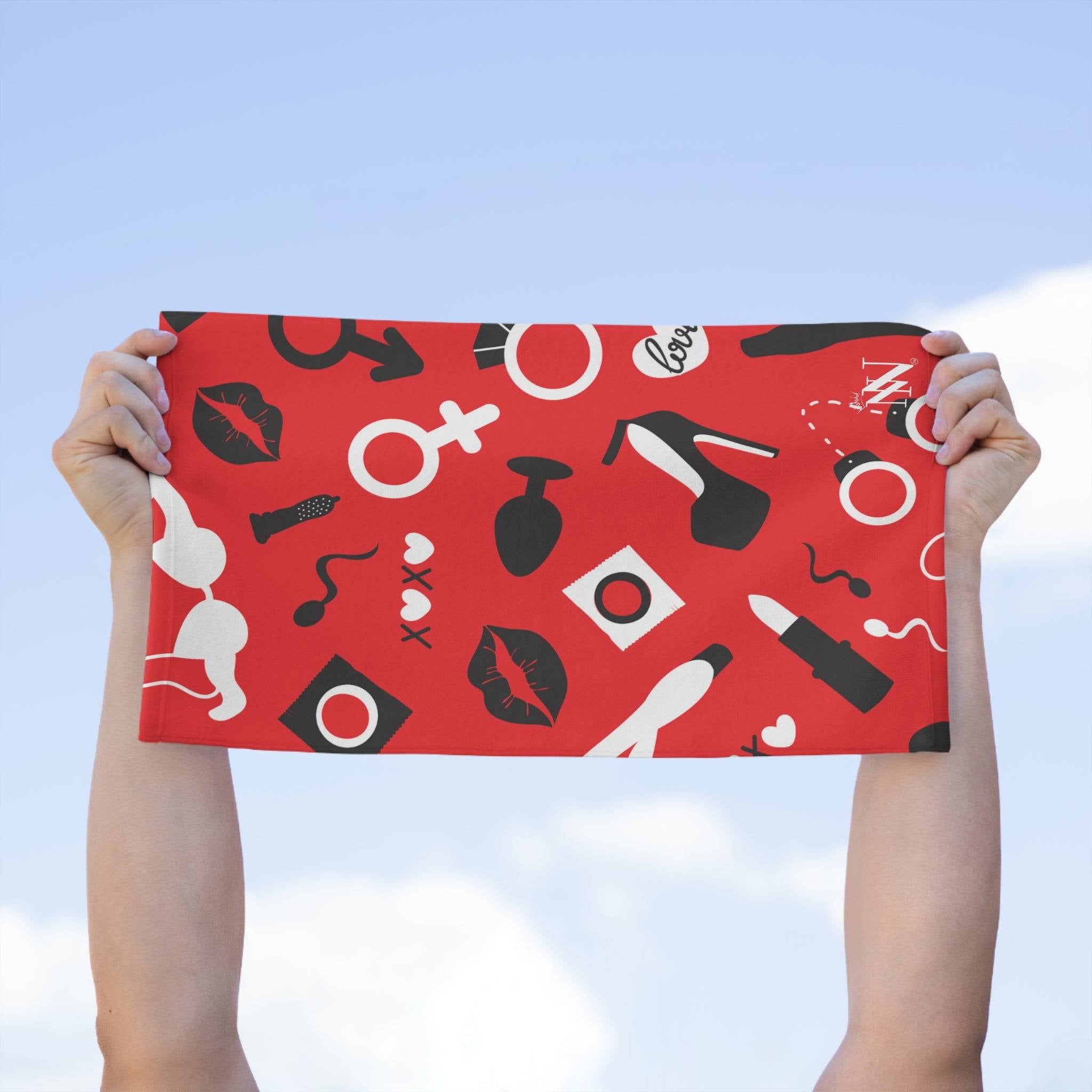 Lady in Red | Mix & Match Soft Fun-Flirty Lovers’ Towels