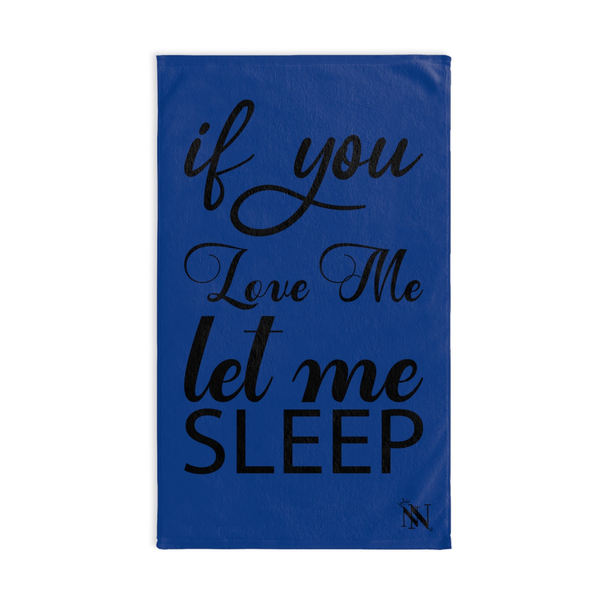 Let Me Sleep Blue | Mix & Match Fun-Flirty Lovers’ Towels