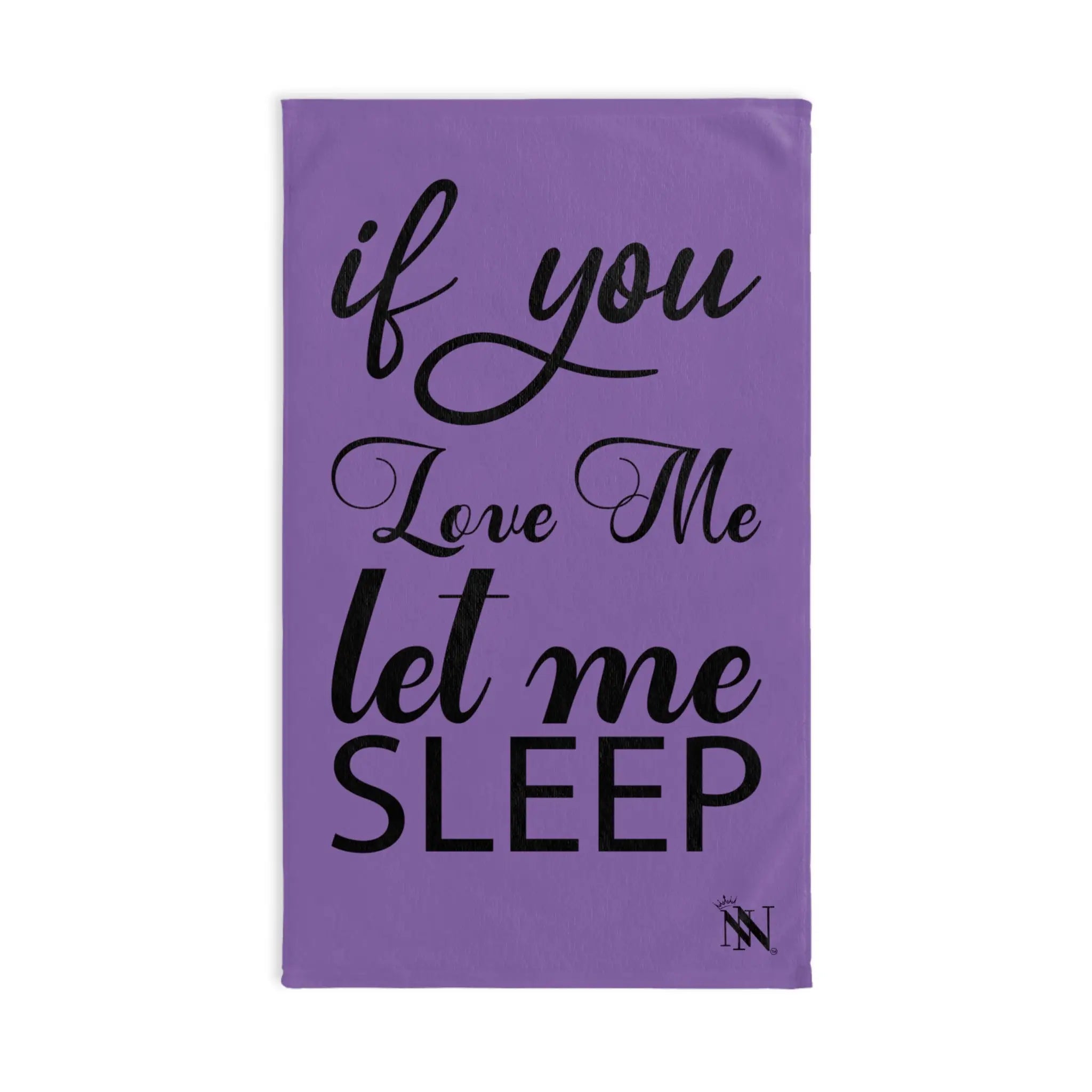 Let Me Sleep Lavendar | Mix & Match Original Fun-Flirty Lovers’ Towels