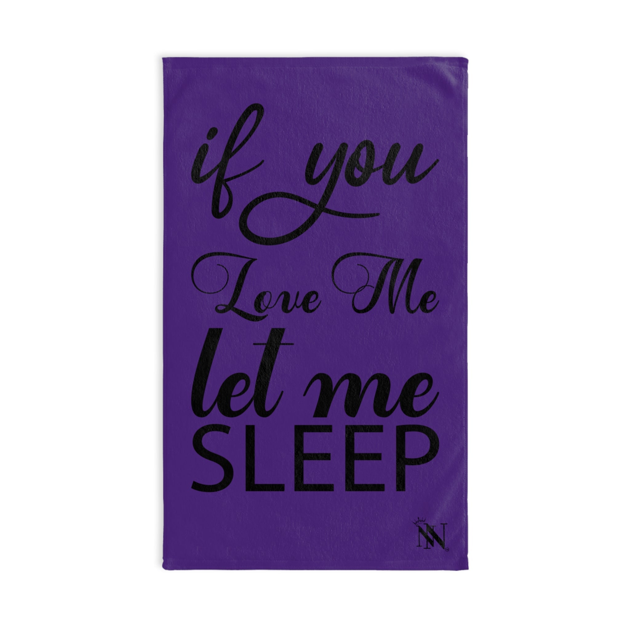 Let Me Sleep Purple | Mix & Match Fun-Flirty Lovers’ Towels