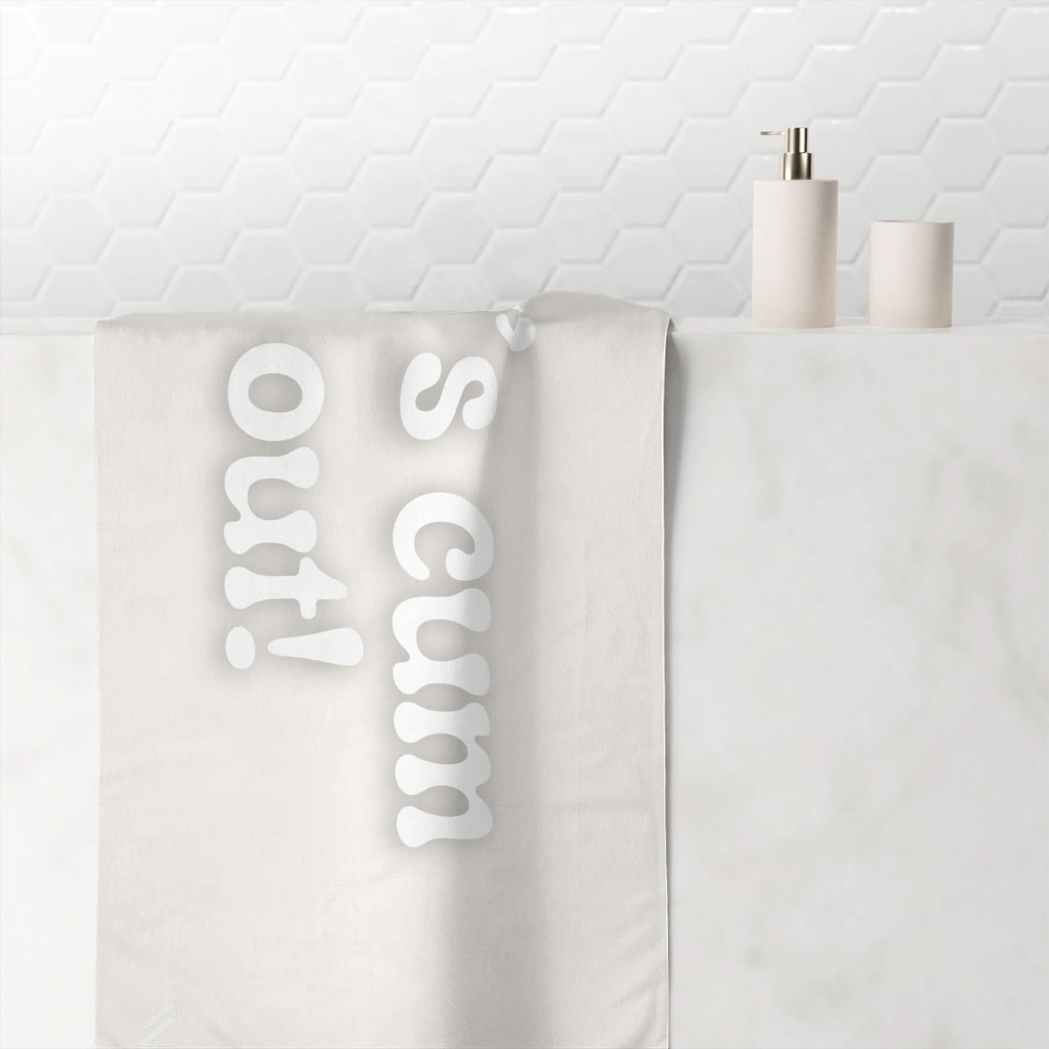 Let’s Cum Out! | Mix & Match Naughty XL Fun-Flirty Lovers’ Towels