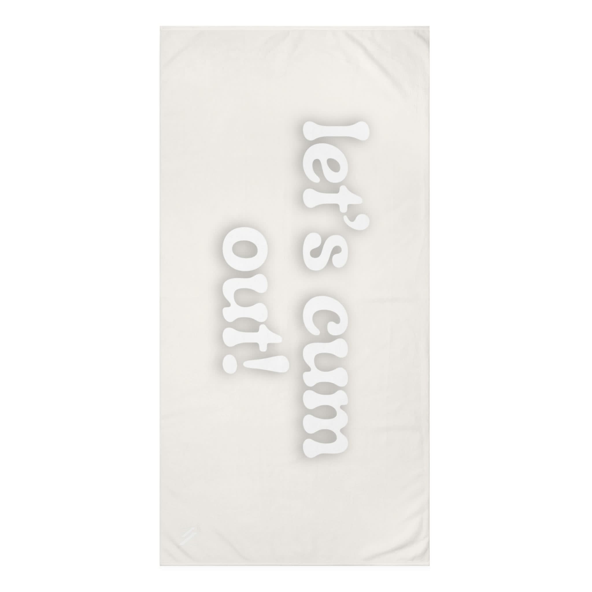 Let’s Cum Out! | Mix & Match Naughty XL Fun-Flirty Lovers’ Towels