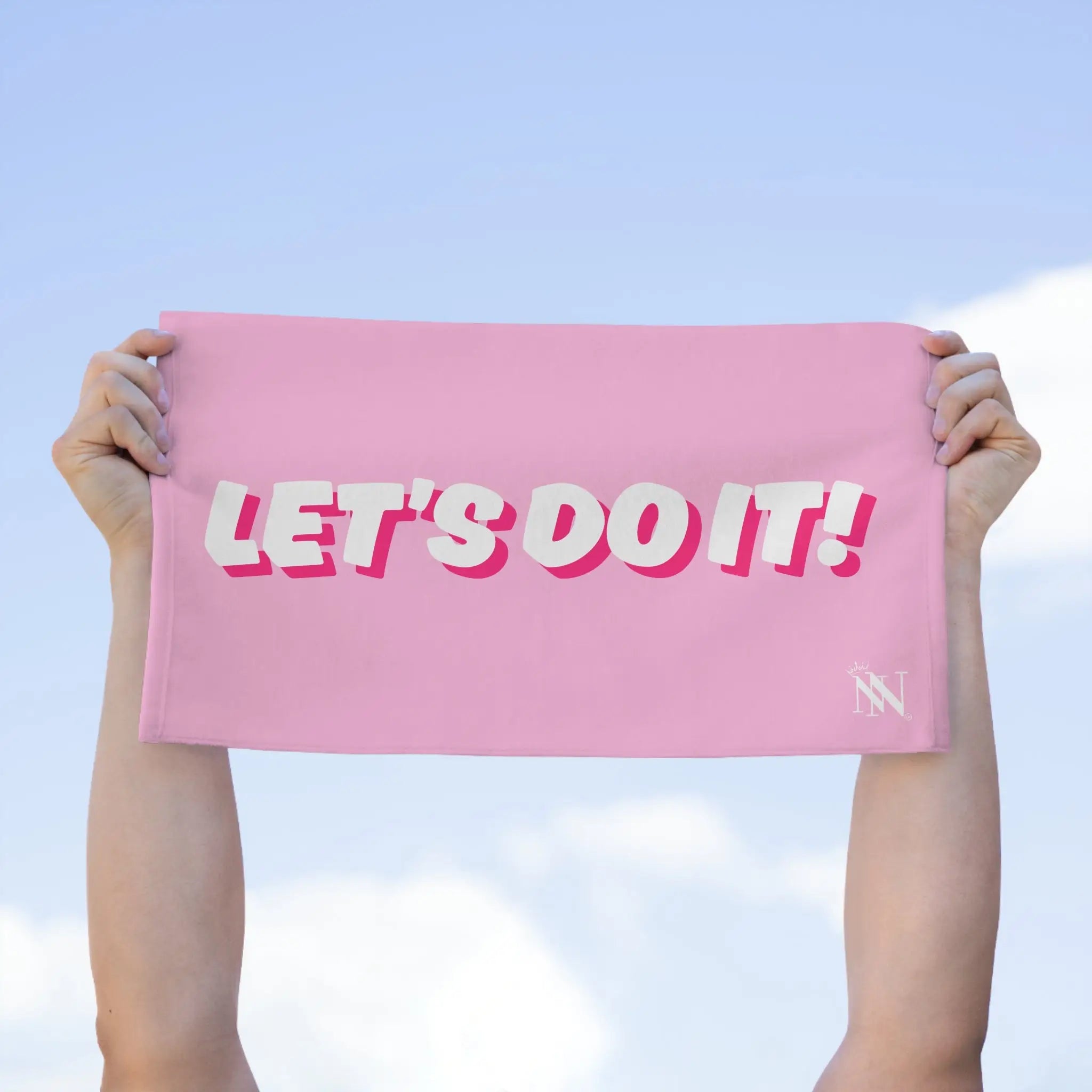 Let’s Do It! Light Pink | Mix & Match Soft Fun-Flirty Lovers’ Towels