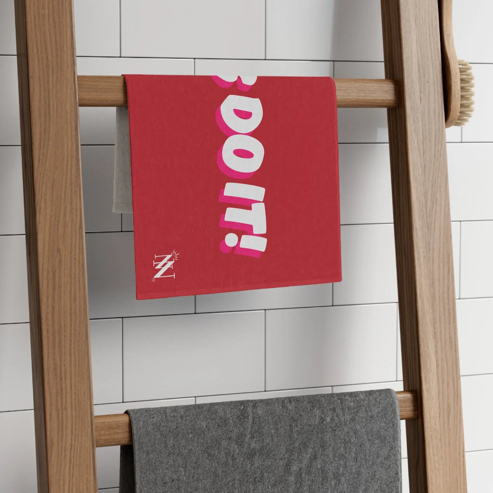 Let’s Do It! Red | Mix & Match Soft Fun-Flirty Lovers’ Towels