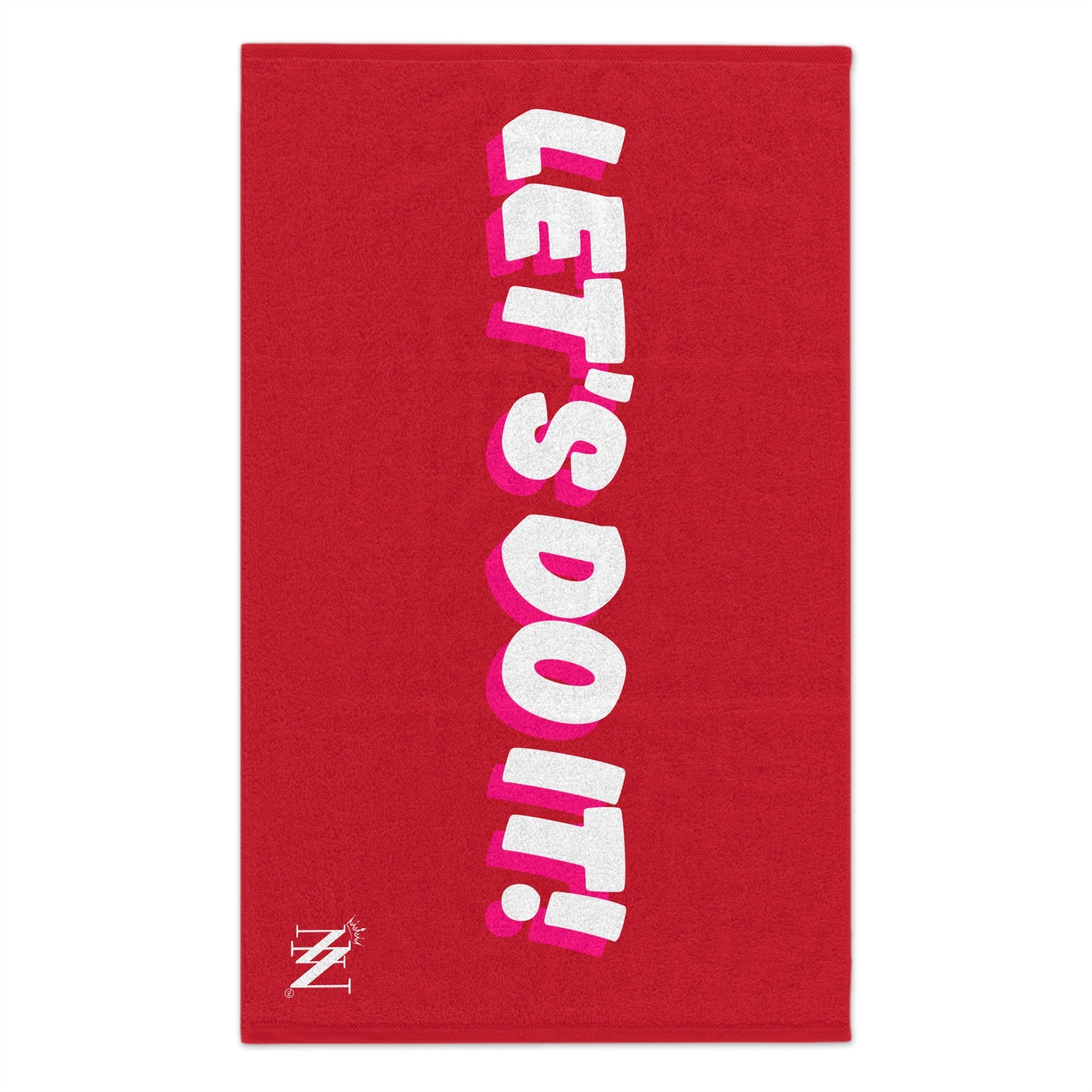 Let’s Do It! Red | Mix & Match Soft Fun-Flirty Lovers’ Towels