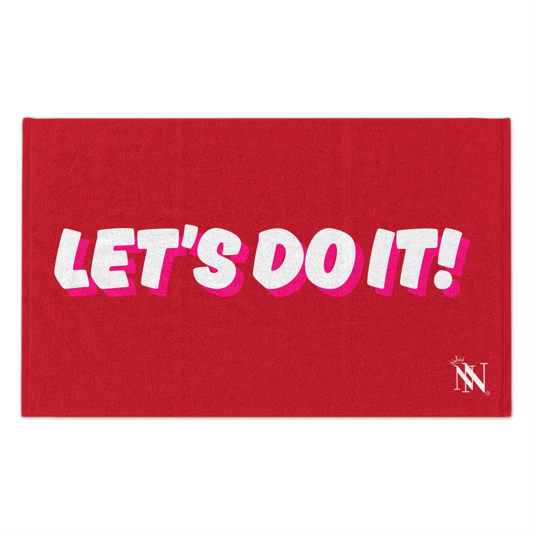 Let’s Do It! Red | Mix & Match Soft Fun-Flirty Lovers’ Towels