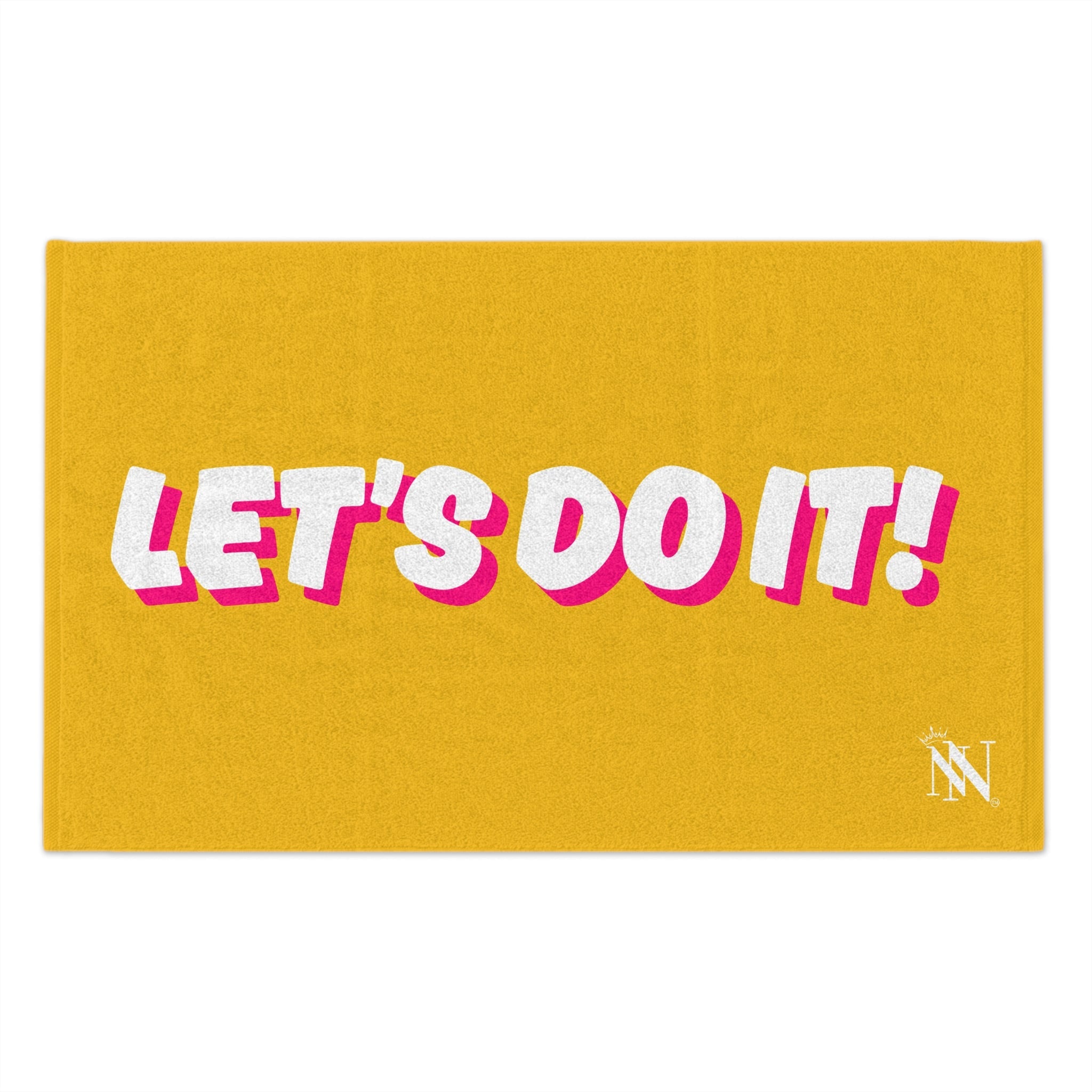 Let’s Do It! Yellow | Mix & Match Soft Fun-Flirty Lovers’ Towels
