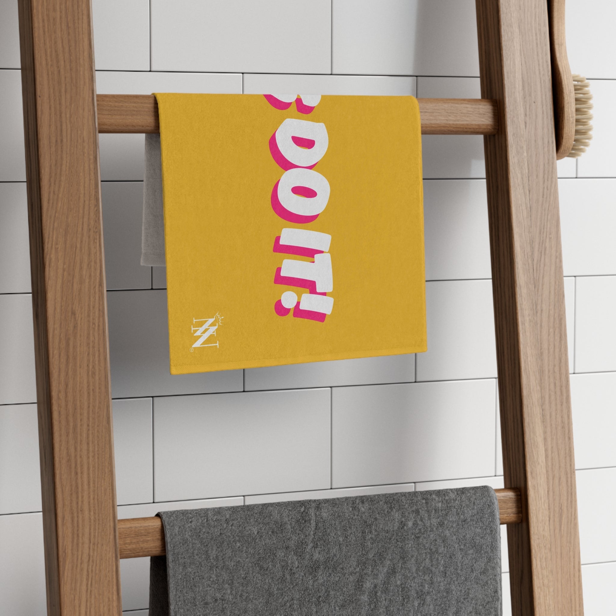 Let’s Do It! Yellow | Mix & Match Soft Fun-Flirty Lovers’ Towels
