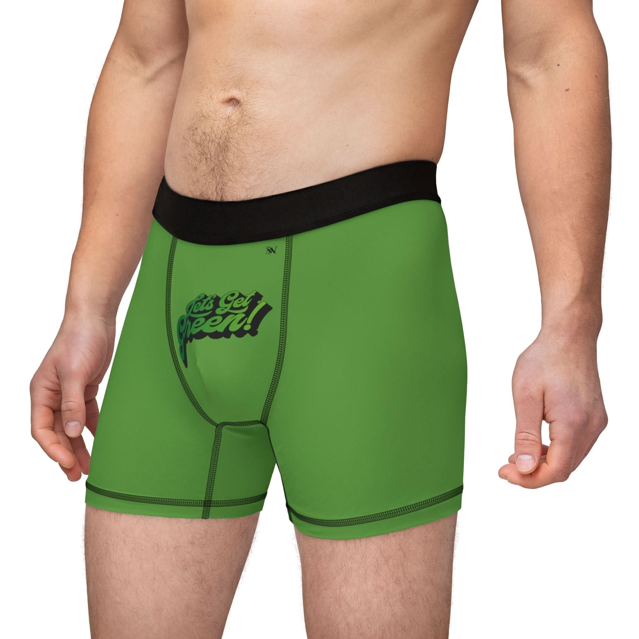 Let’s Get Green | Mix and Match Fun-Flirty Lovers’ Boxer Briefs