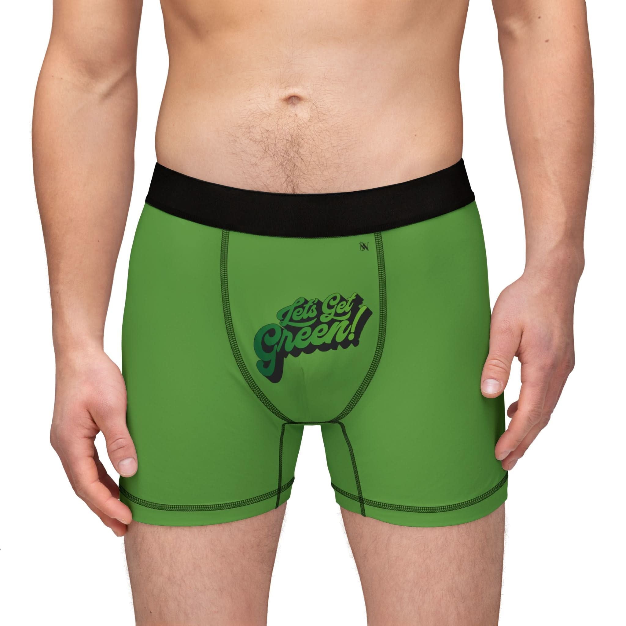 Let’s Get Green | Mix and Match Fun-Flirty Lovers’ Boxer Briefs
