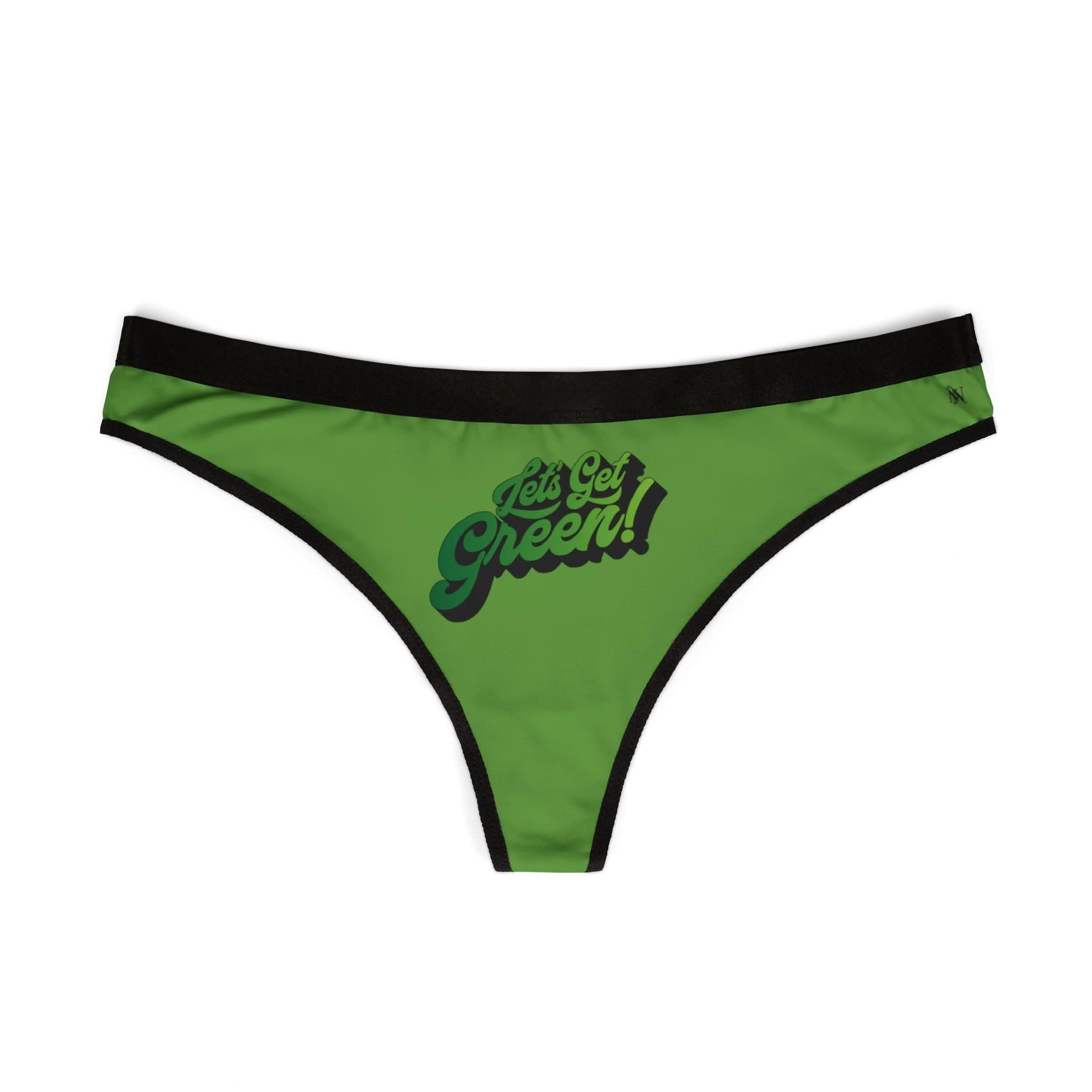 Let’s Get Green | Mix & Match Women’s Fun-Flirty Lovers’ Thongs