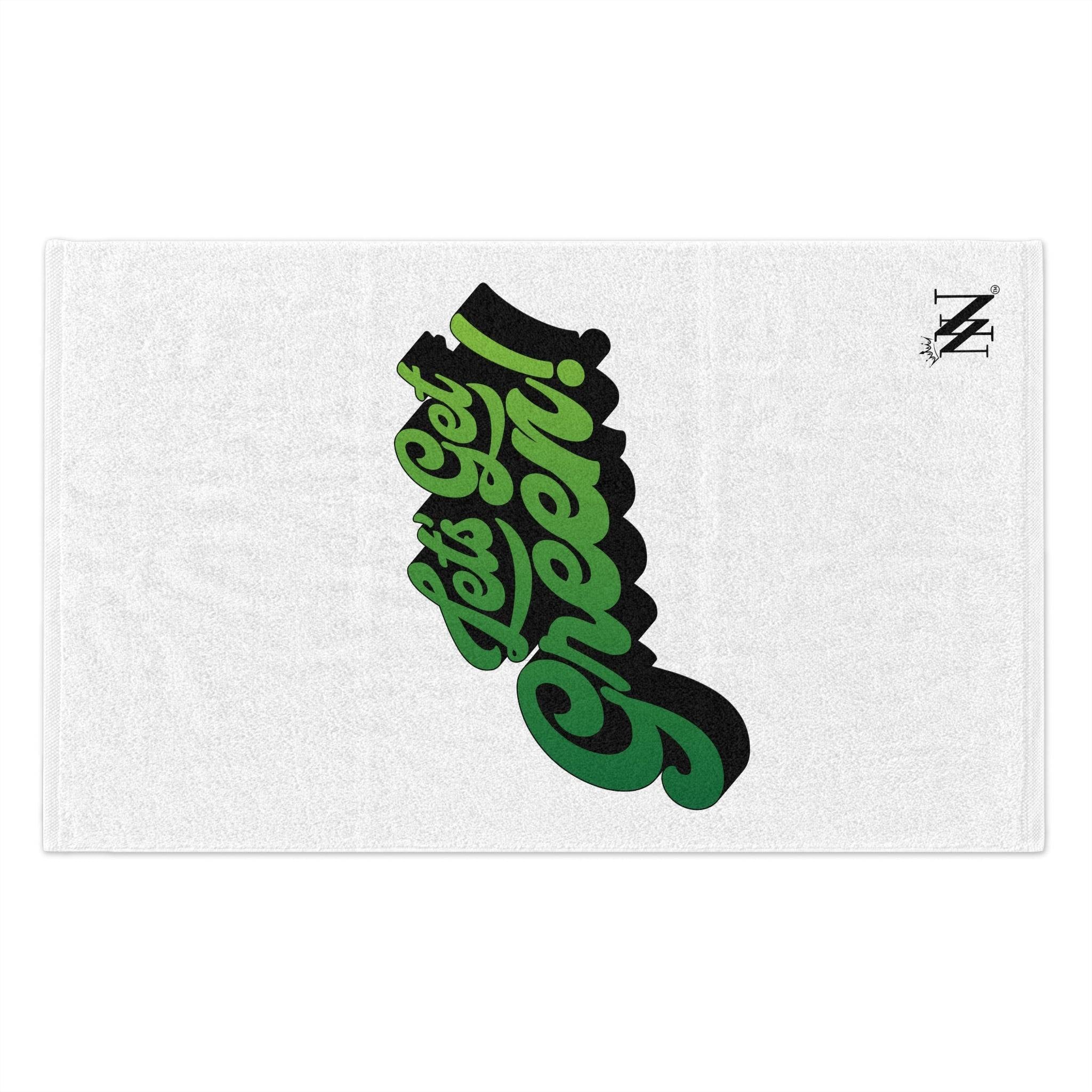 Let’s Get Green White | Mix & Match Soft Sex Towels | Flirty Lovers’ Gifts
