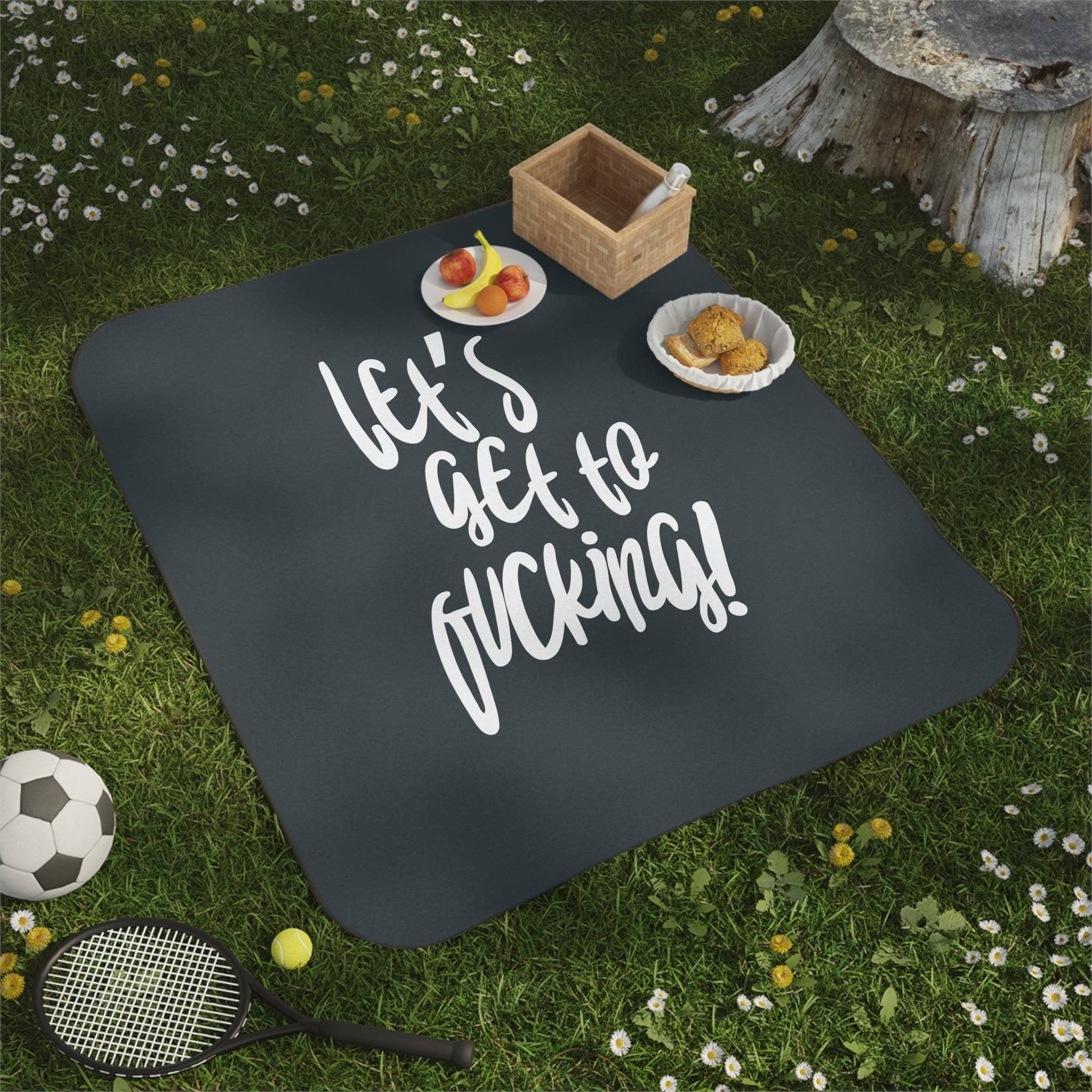 Let’s Get to Fucking! | Mix Match Fun-Flirty Lovers’ Water-Resistant Blankets