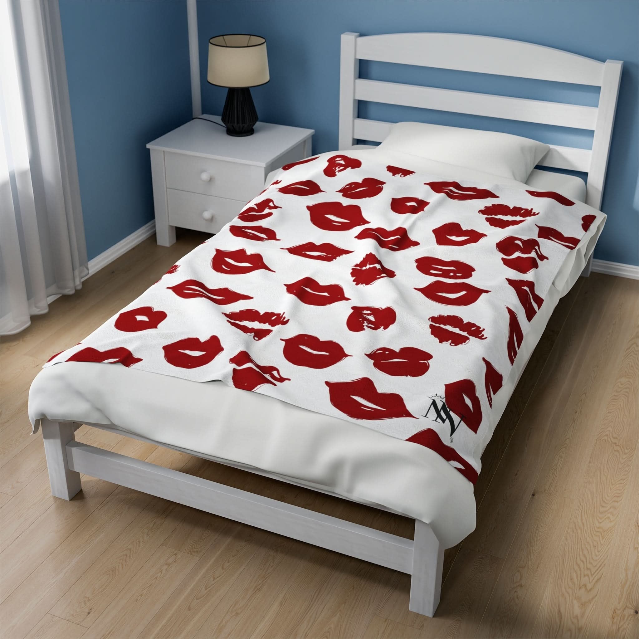 Lets Kiss Lips | Mix & Match Fun-Flirty Loversā Blankets