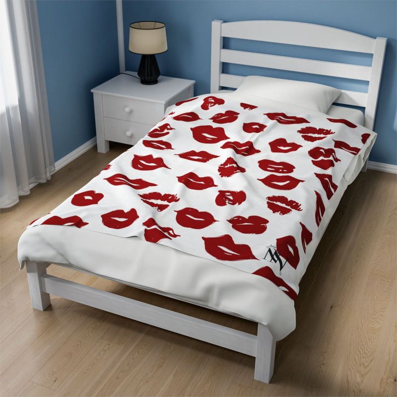 Lets Kiss Lips | Mix & Match Fun-Flirty Lovers’ Blankets