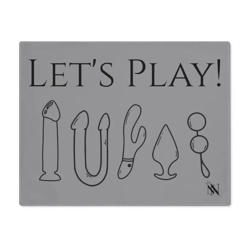 Let’s Play Adult Sex Toys Mat Grey