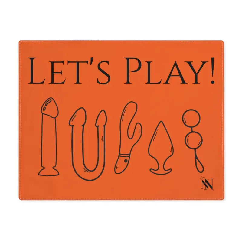 Let’s Play Orange | Mix & Match Playful Fun-Flirty Lovers’ Toy Mats