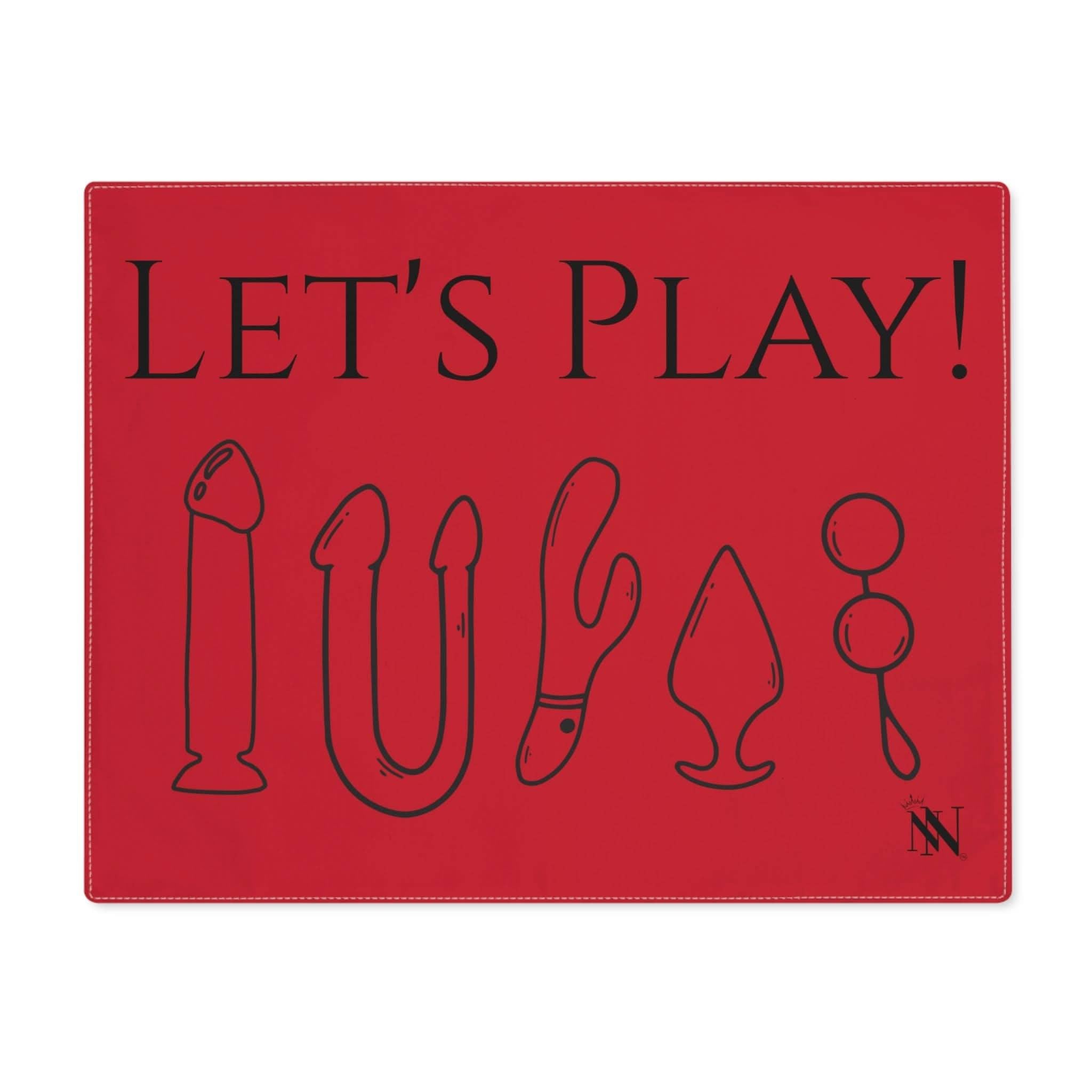 Let’s Play Red | Mix & Match Fun-Flirty Lovers’ Toy Mats